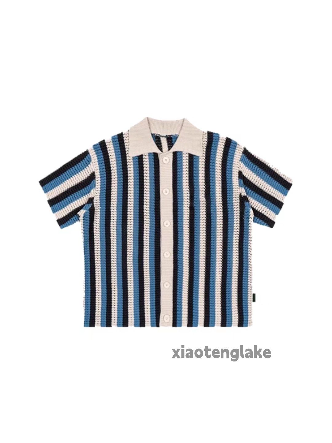 Designer × Vintage Utility pattern striped yuppie loose hiphop party shirts Size US S / EU 44-46 / 1 - 4 Thumbnail