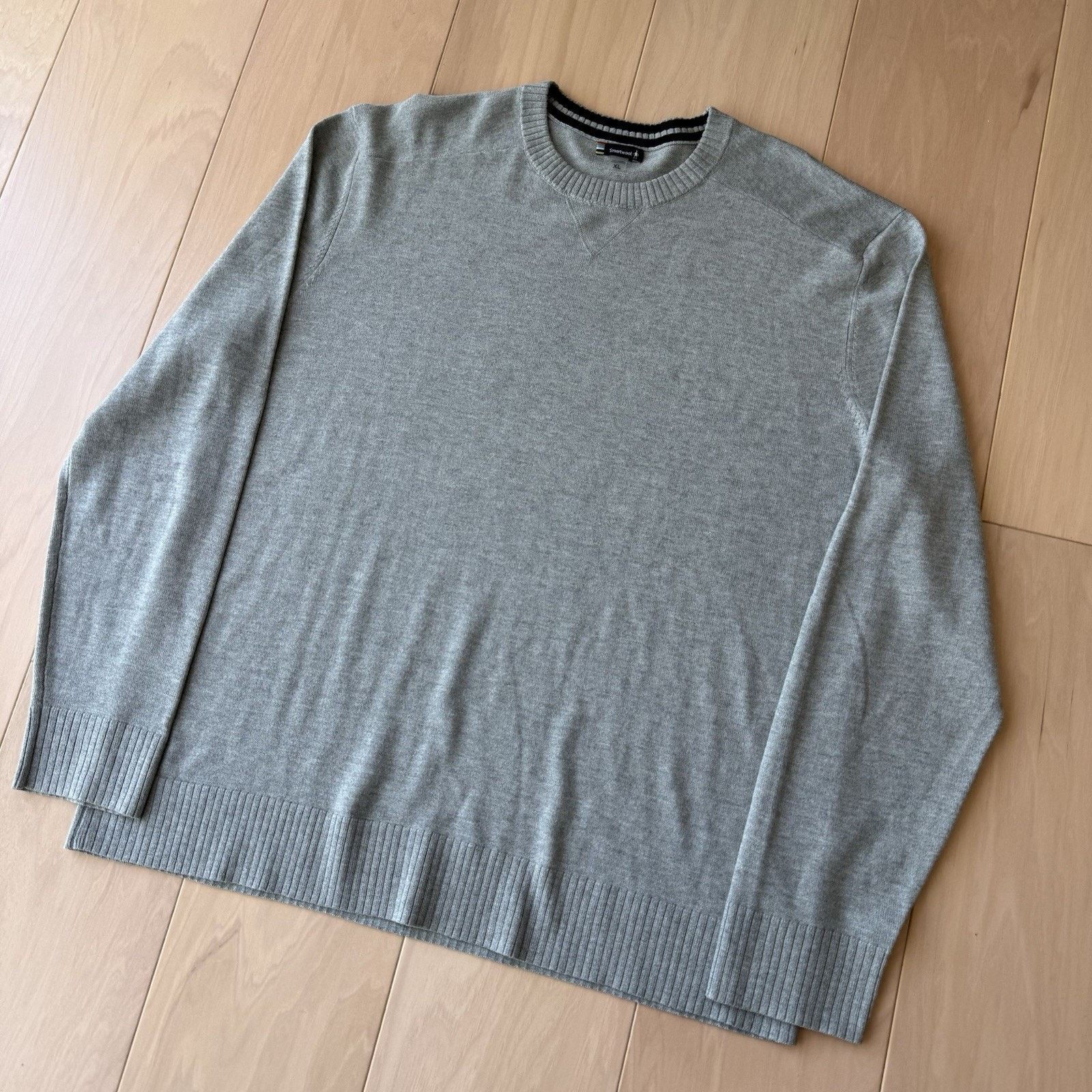Smartwool Smartwool Sweater XL Gray Knit Polyester Wool Blend Size US XL / EU 56 / 4 - 9 Thumbnail