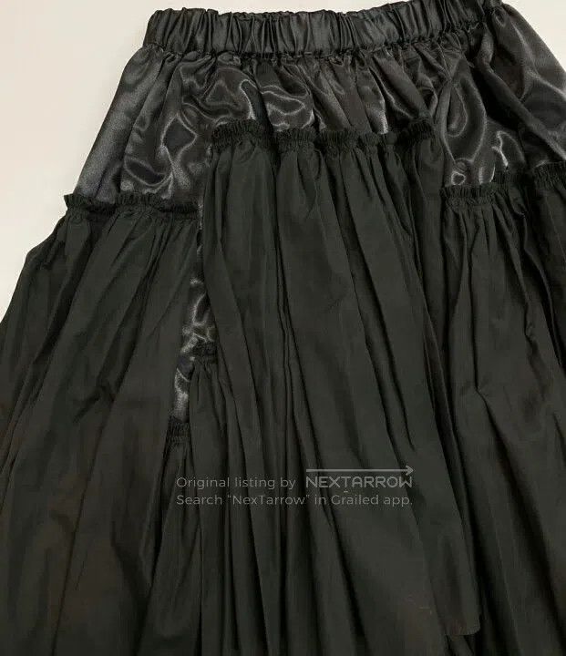 Comme des Garcons Comme des Garcons size XS Black vintage panel skirt Size 22" - 9 Thumbnail