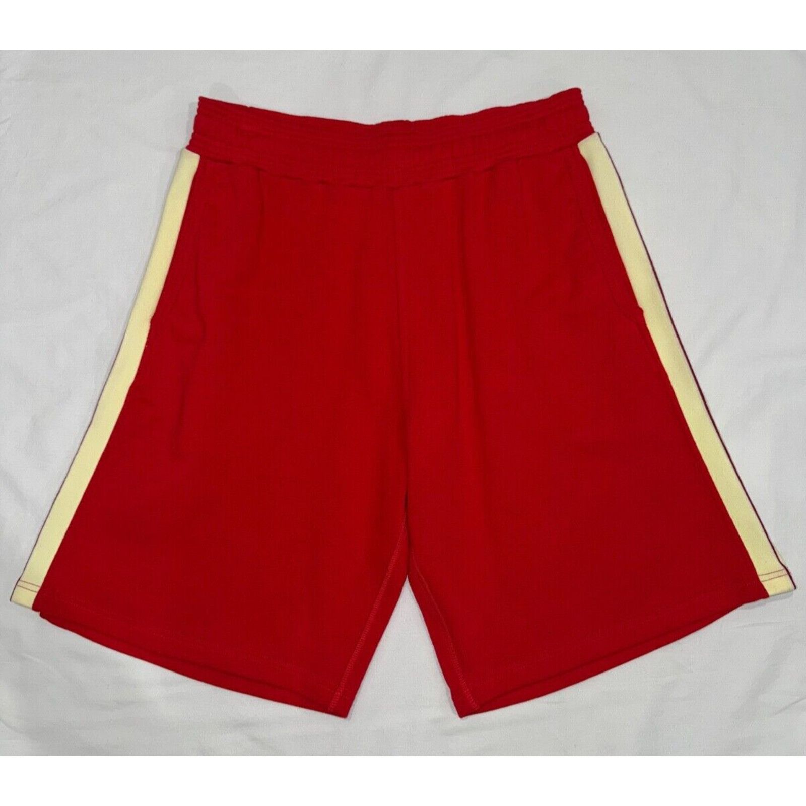 Givenchy Givenchy Paris Red Cream Off White Stripe Side Logo Cotton Size US 32 / EU 48 - 2 Thumbnail