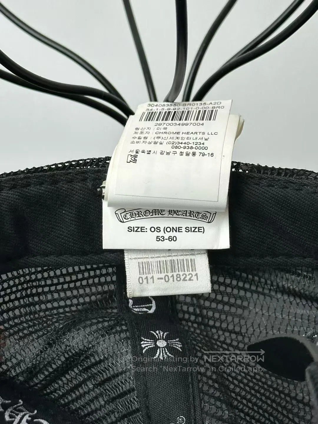 Chrome Hearts Chrome Hearts Cross Mesh Baseball Cap. Size ONE SIZE - 5 Thumbnail