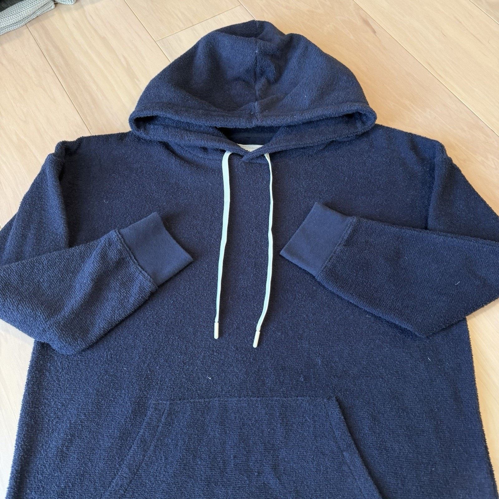 Outerknown Outerknown Hoodie Dress Women's Medium Navy Terry Cotton Size M / US 6-8 / IT 42-44 - 4 Thumbnail
