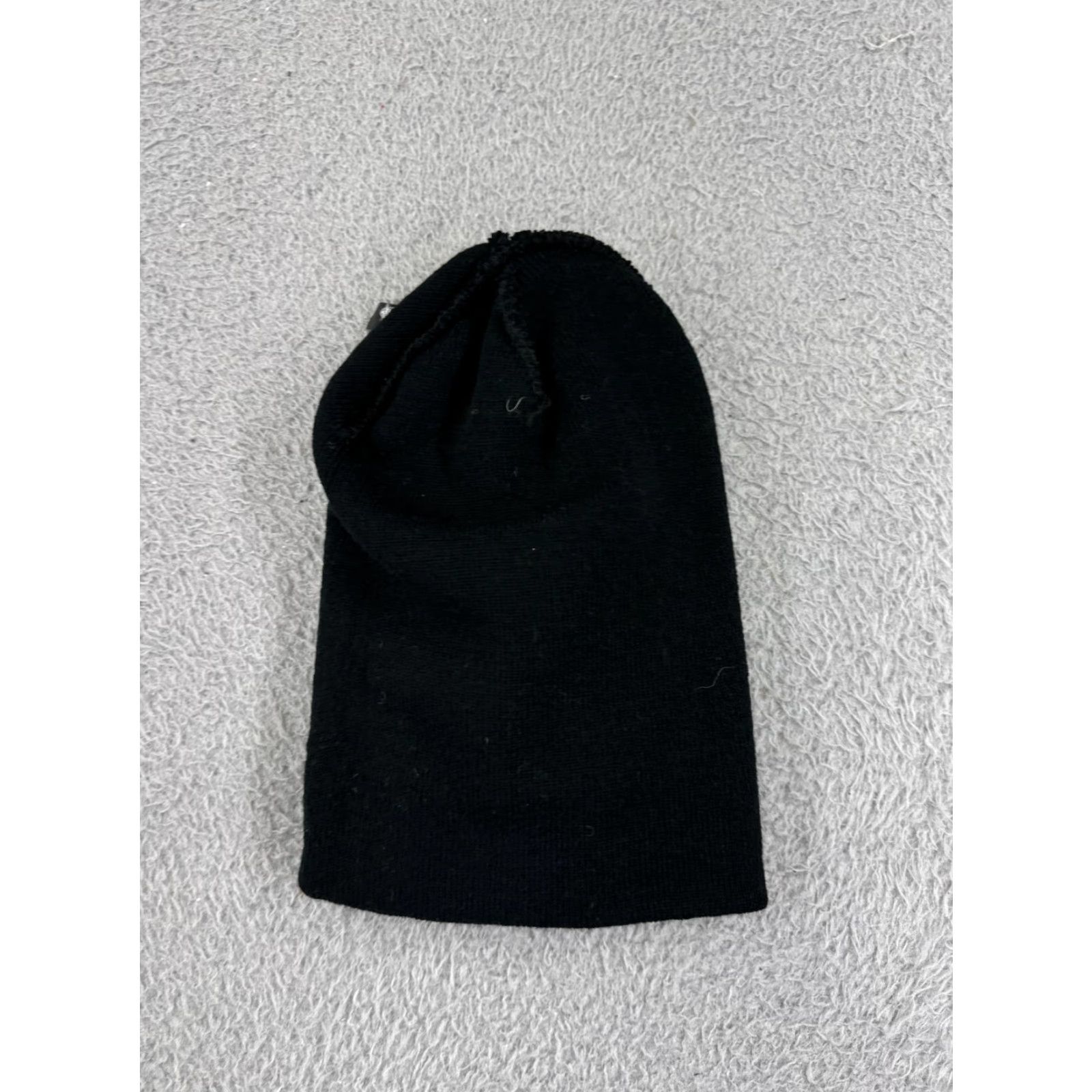 Vintage Petals And Peacocks Beanie Adult One Size Black Knit Acrylic Ski Snowboard Logo Size ONE SIZE - 5 Thumbnail