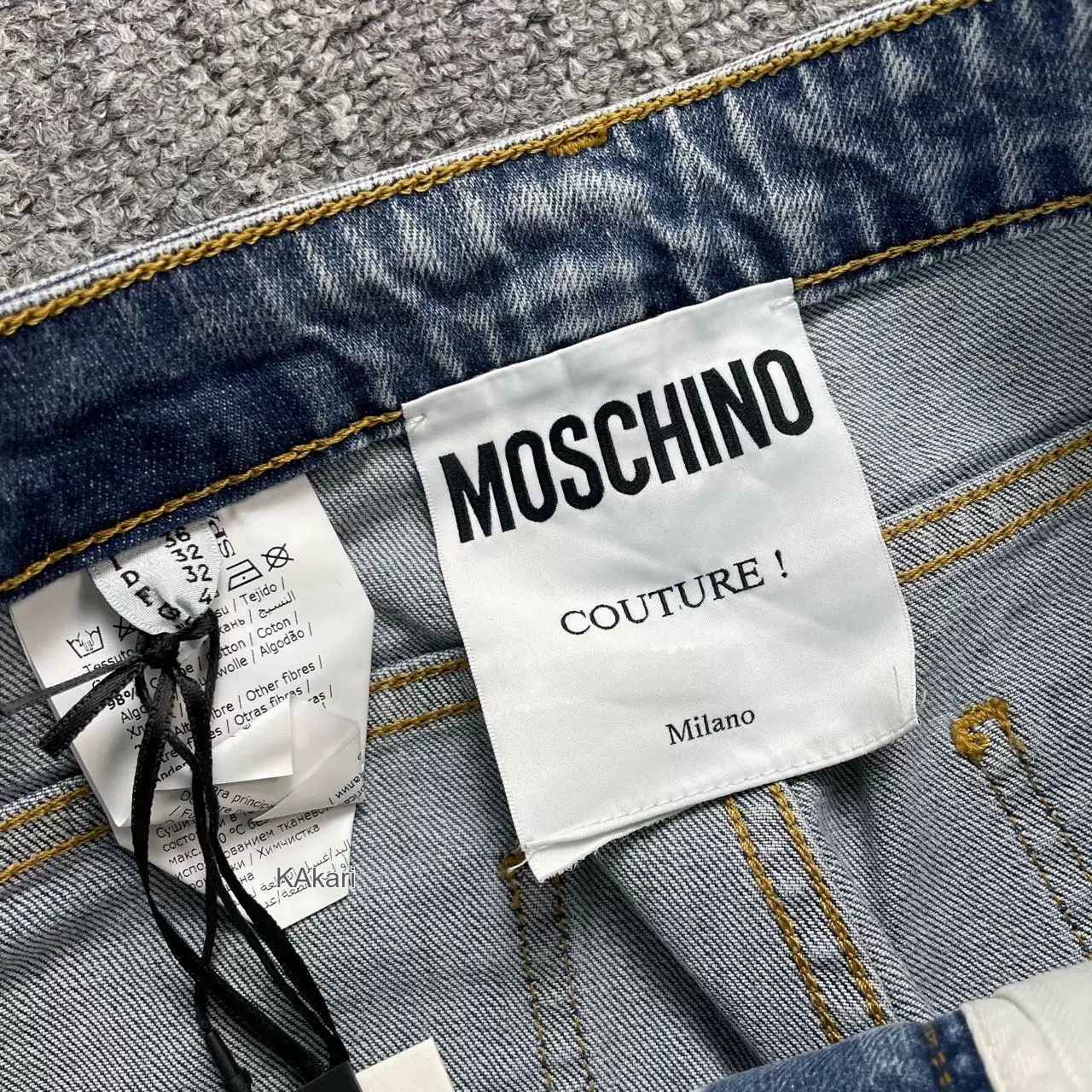 Moschino MOSCHINO Graffiti Jeans Size US 36 / EU 52 - 4 Thumbnail