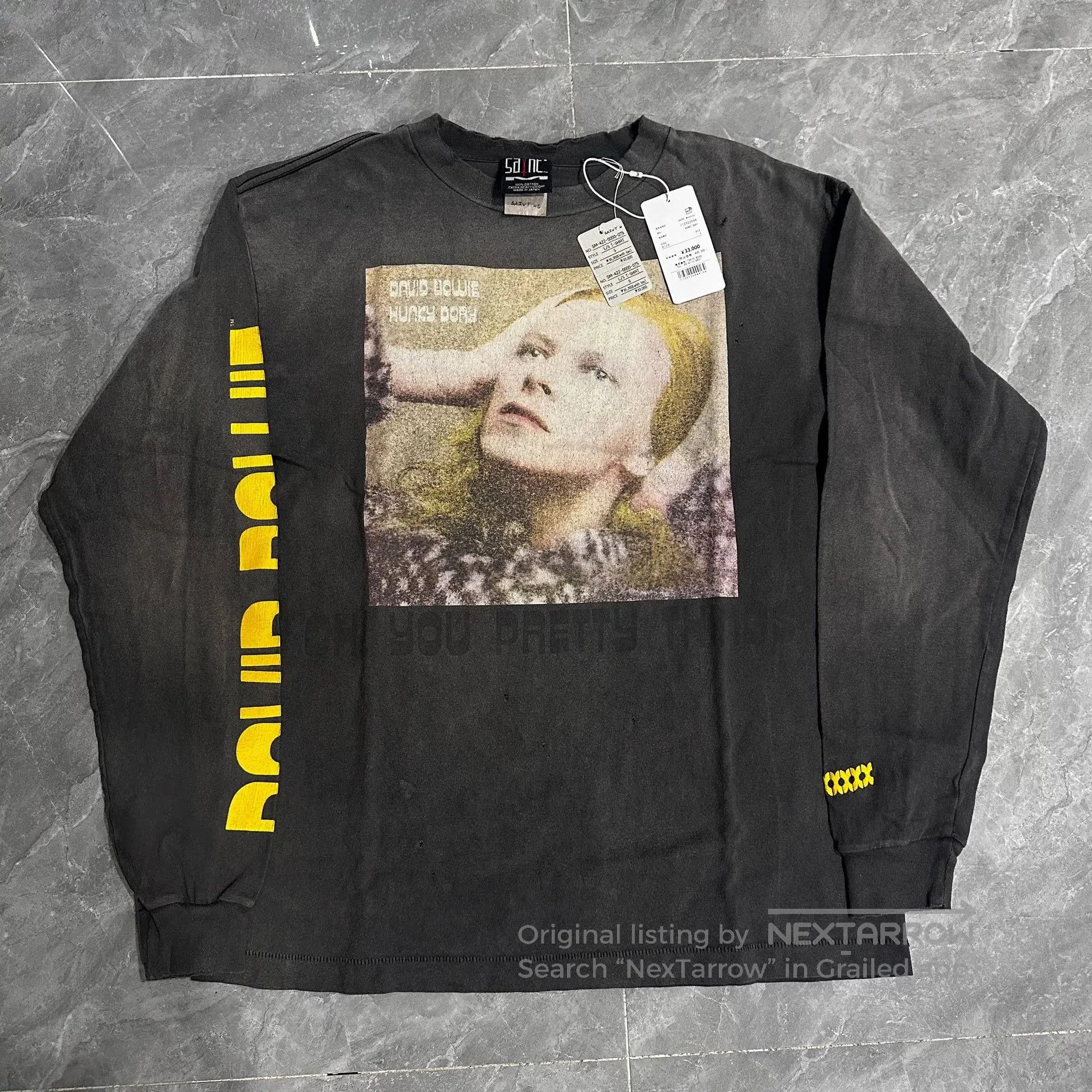Saint Michael Saint Michael Washed Black Portrait Long. Size US S / EU 44-46 / 1 - 1 Thumbnail
