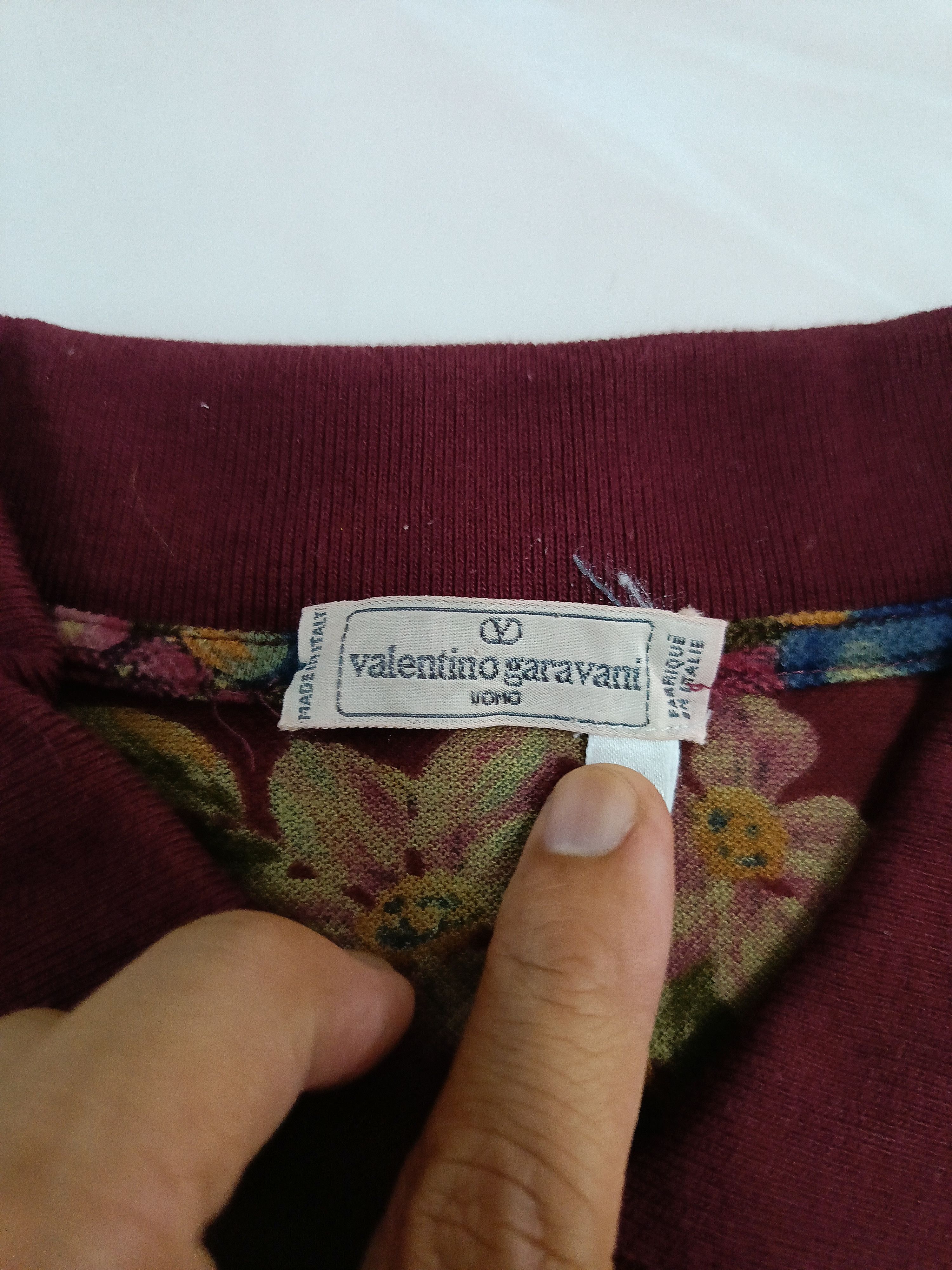 Valentino Vtg Valentino Garavani Boxy polo shirt Size US M / EU 48-50 / 2 - 2 Thumbnail