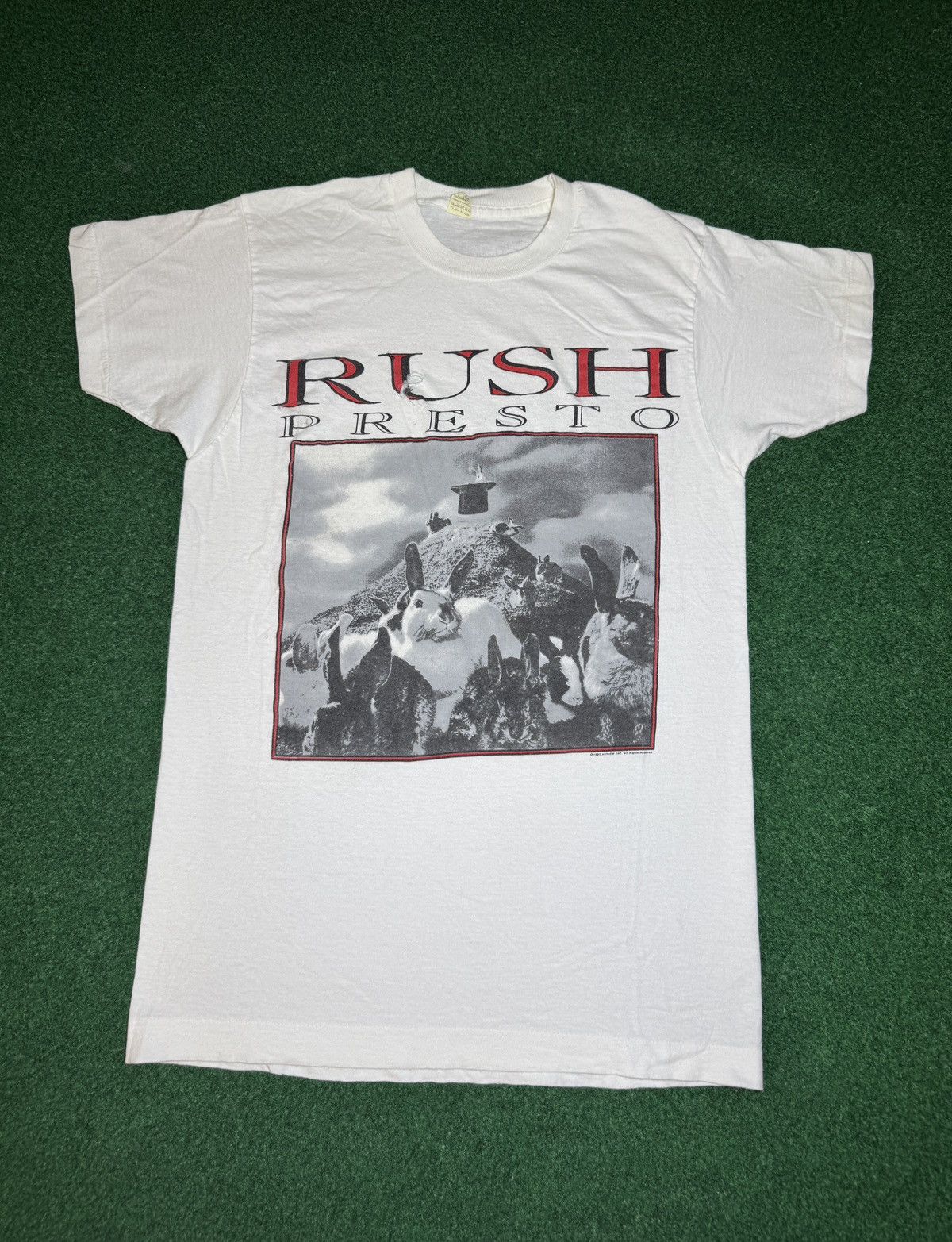 Band Tees × Vintage Vintage Rush Concert Tee Presto 90s Retro Lrg Slim T Shirt Size US L / EU 52-54 / 3 - 1 Thumbnail