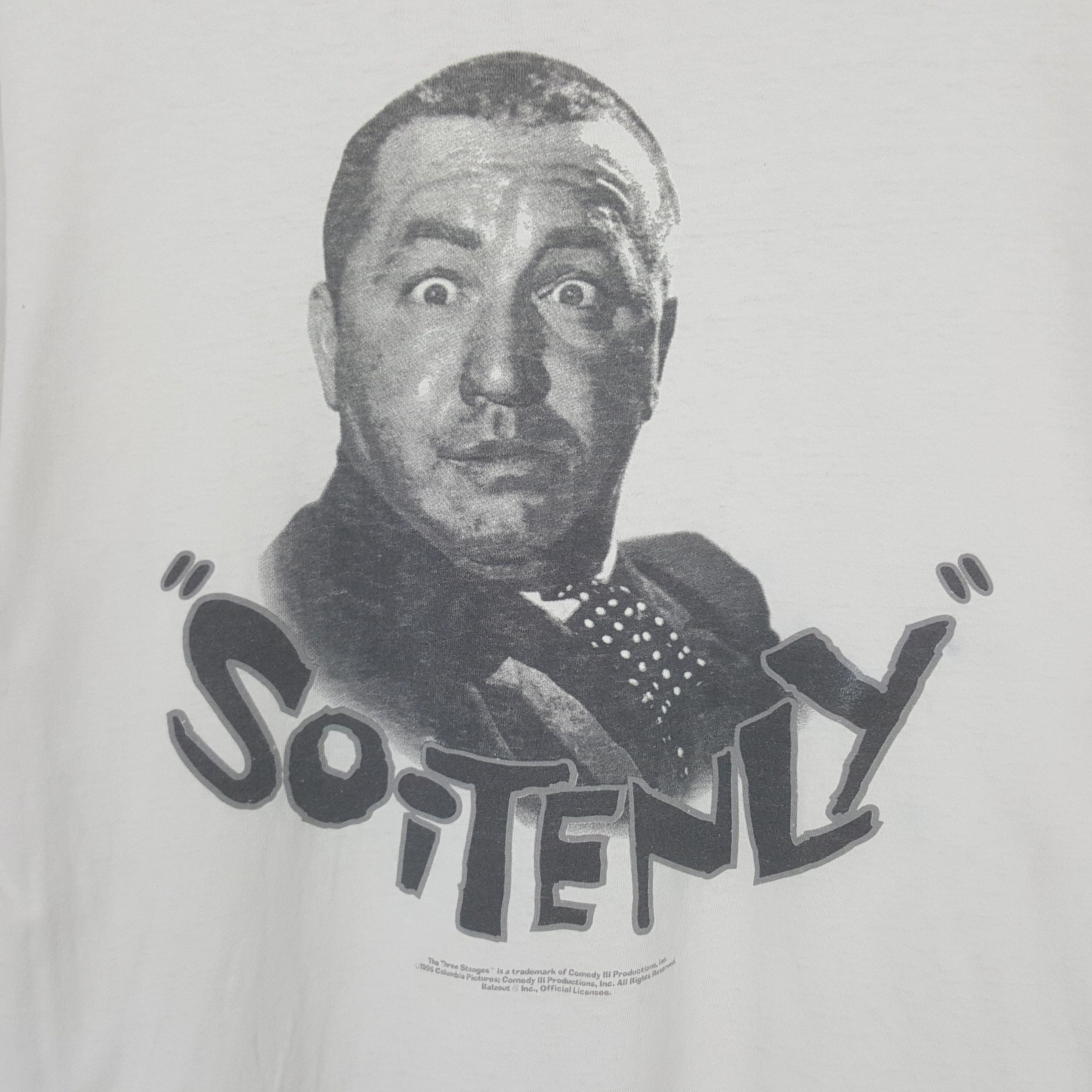 All Sport Vintage Soitenly The Three Stooges Curly Howard Tshirt Size US L / EU 52-54 / 3 - 2 Thumbnail
