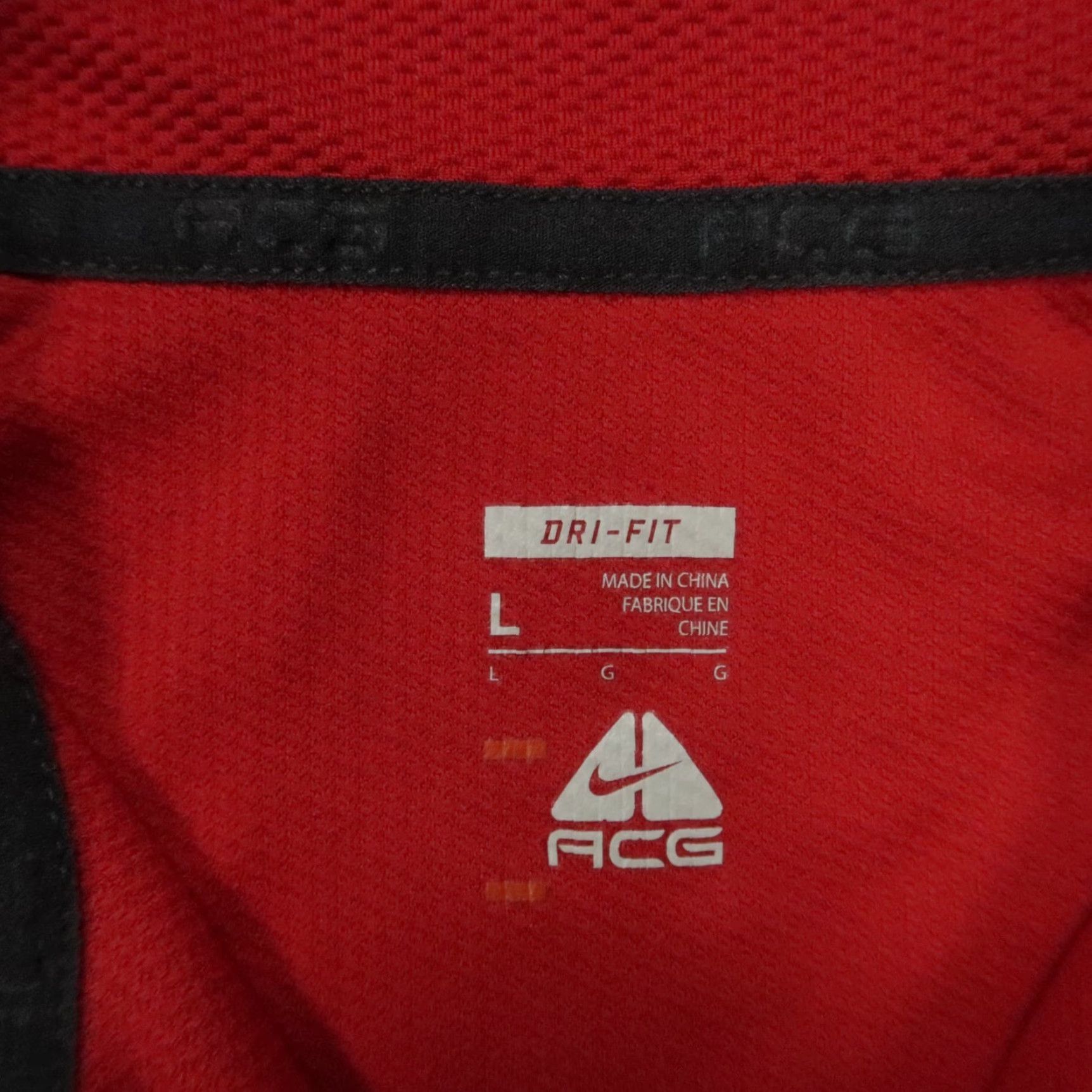 Nike Nike Pullover Mens Large Red ACG Dri-Fit Fleece 1/4 Zip Long Sleeve Shirt Size US L / EU 52-54 / 3 - 3 Thumbnail