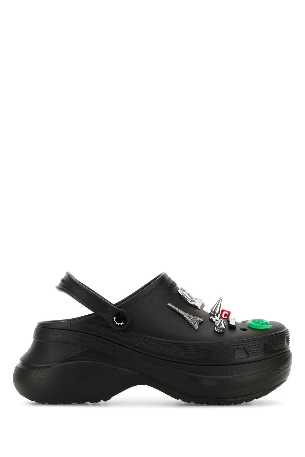 サンダル BALENCIAGA SLIPPER (720857W0FOY 1000) Balenciaga Balenciaga Man Loafers & Slippers 720857W0FOY