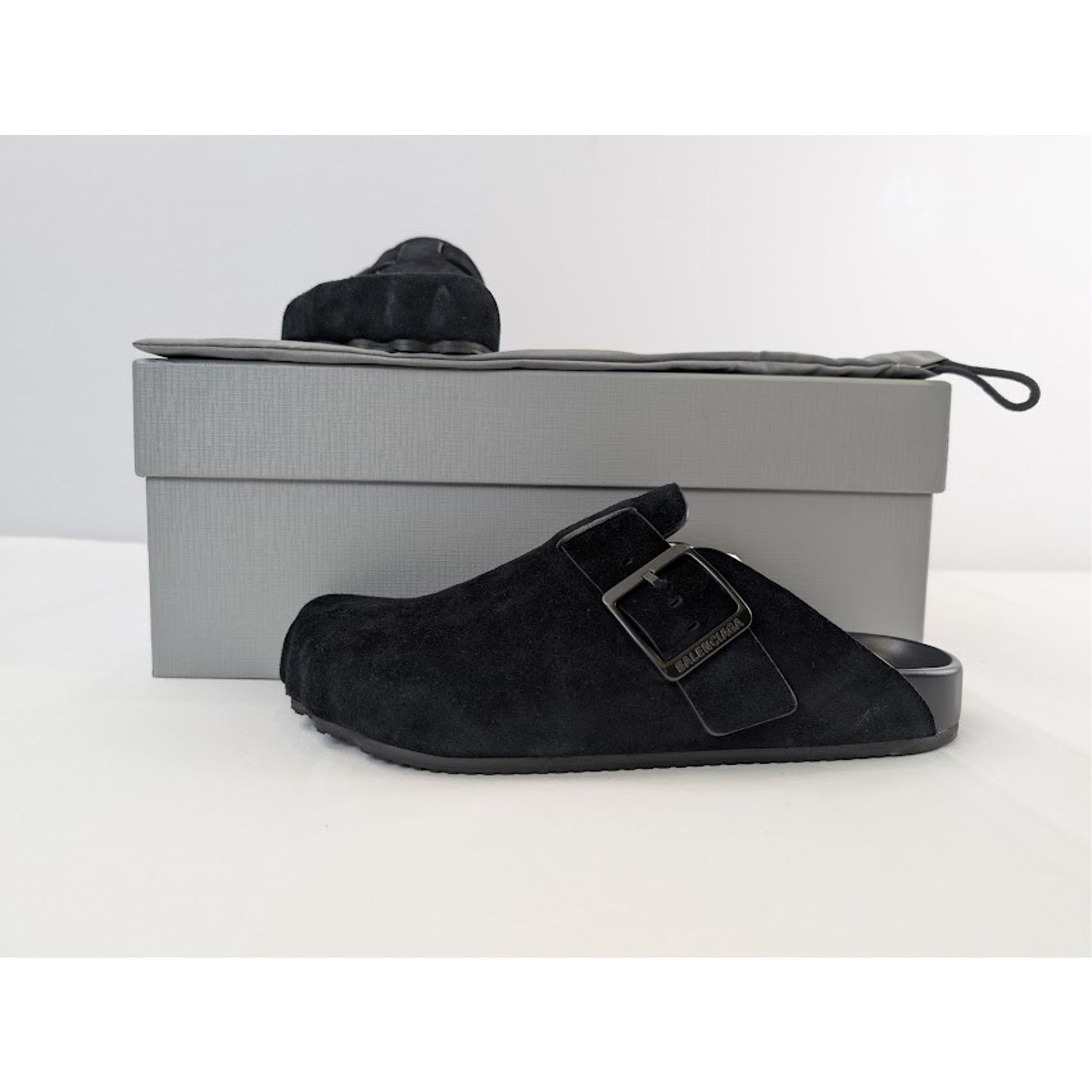 Balenciaga o1rshd1 Sunday Mule Slip On Sandals in Black Size US 12 / EU 45 - 21 Thumbnail