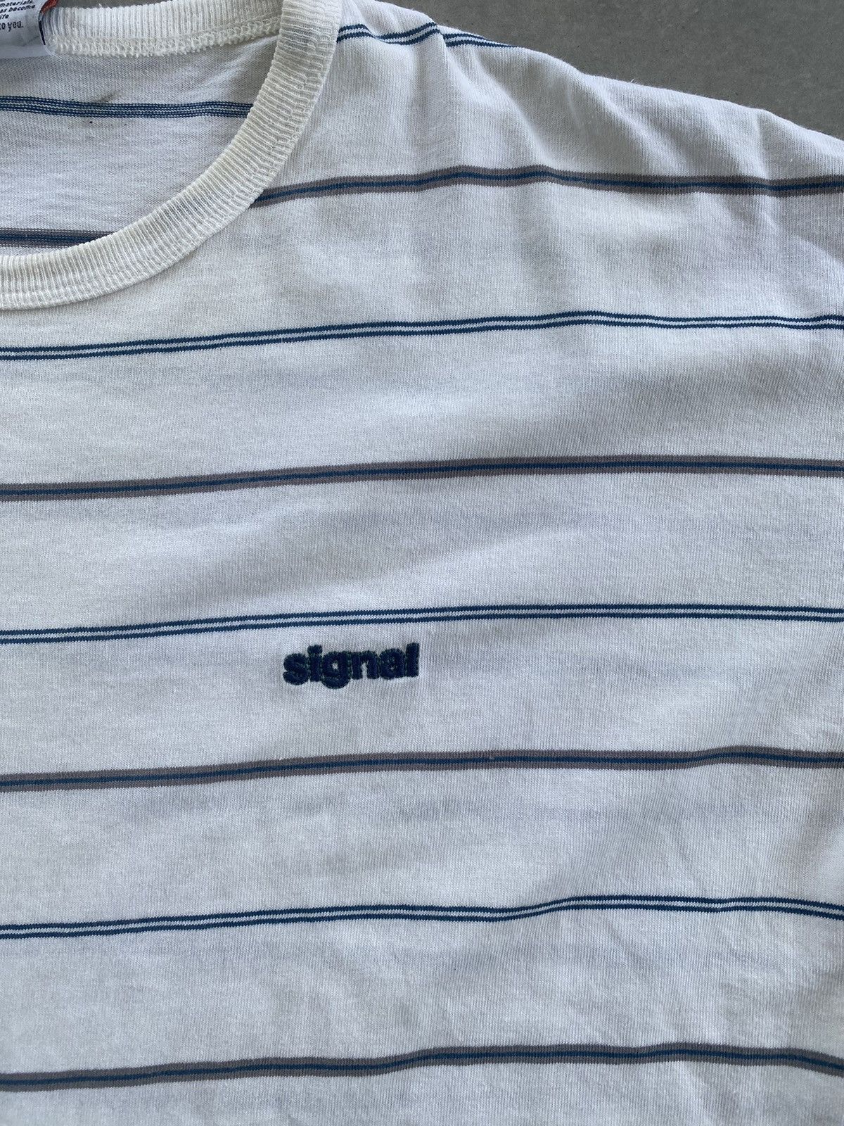Signal Sport × Vintage VINTAGE SIGNAL SPORTS STRIPES TEE Size US L / EU 52-54 / 3 - 2 Thumbnail