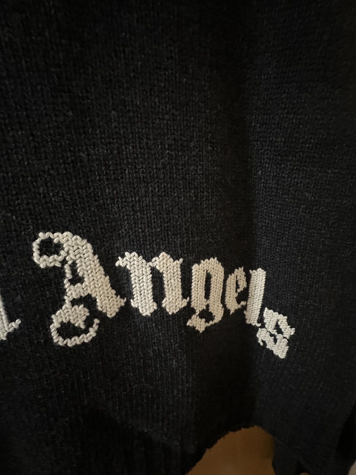 Palm Angels Palm Angels Curved Logo Sweater Size US S / EU 44-46 / 1 - 5 Thumbnail