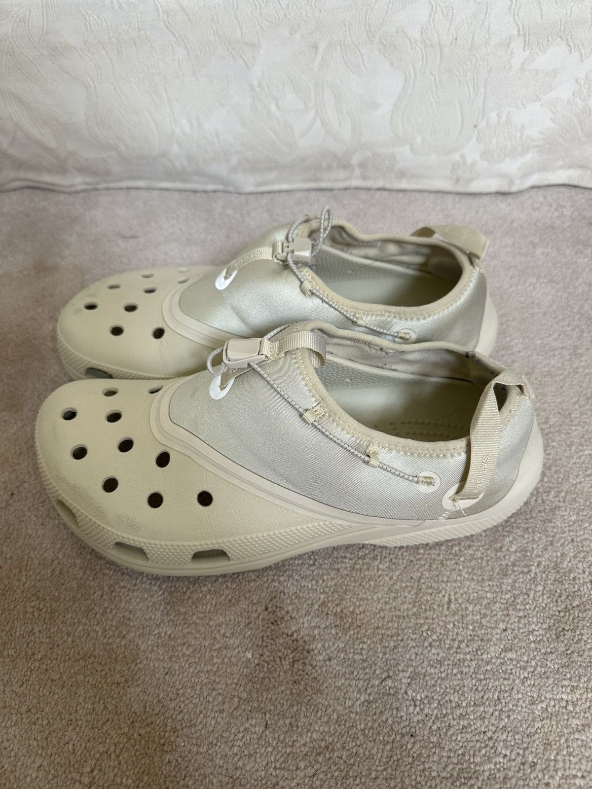 Crocs × Satisfy Crocs x Satisfy Trail Clog Technical Running Shoe Bone Beige Size US 11 / EU 44 - 3 Thumbnail