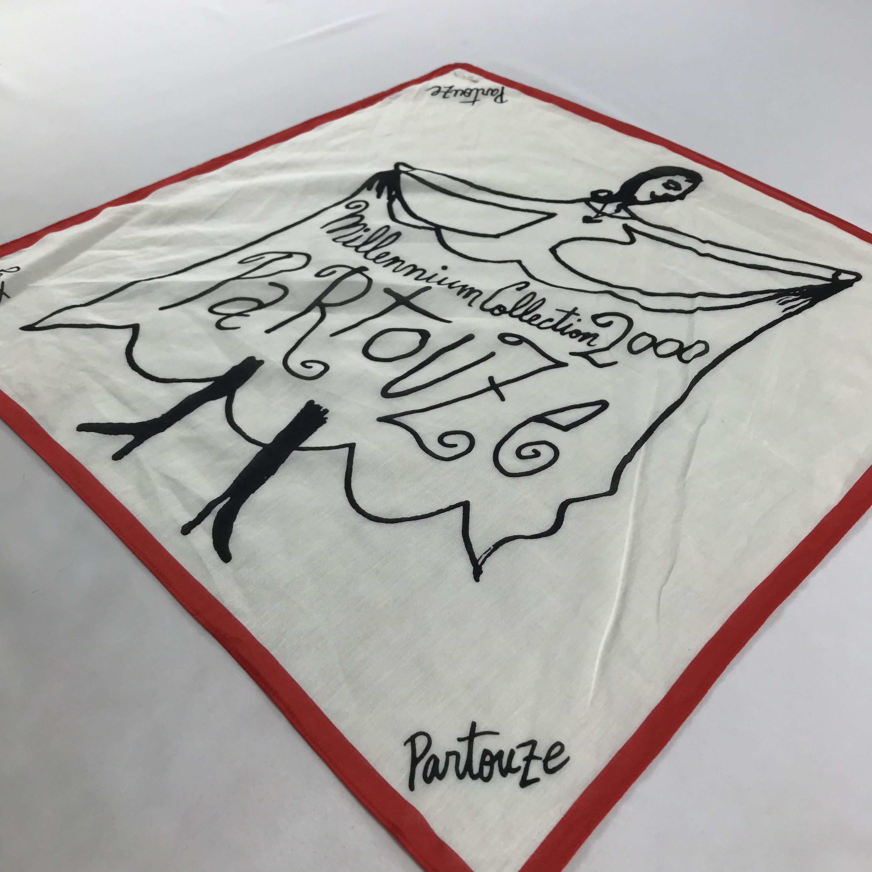 Vintage Partouze Bandana / Handkerchief / Neckerchief - S1730 Size ONE SIZE - 2 Thumbnail