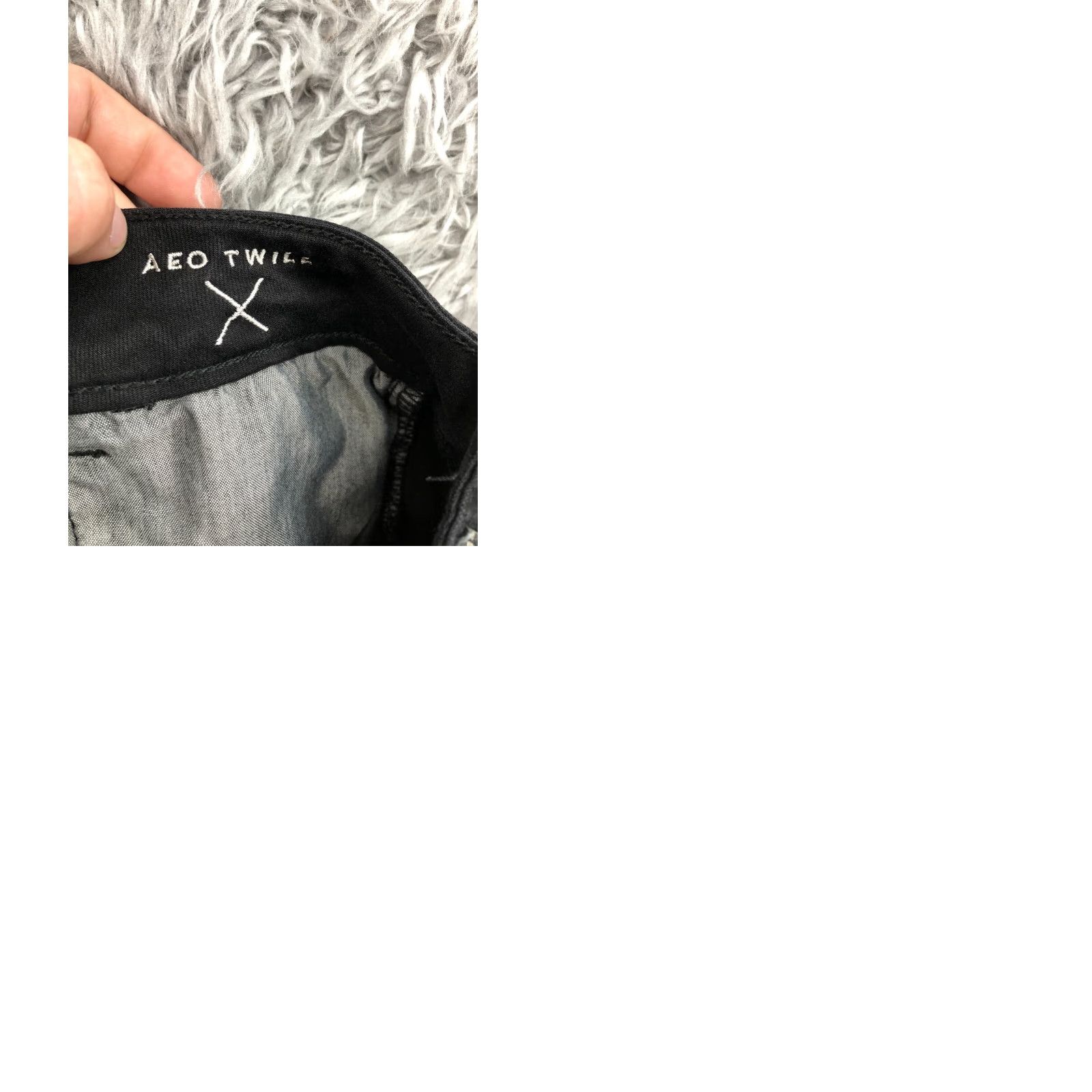 American Eagle Outfitters American Eagle Jegging Jeans Women's Dark Wash Black Size 4 Regular 28in Inseam 5-Pocket Denim Cotton Button Zipper Size 27" / US 4 / IT 40 - 9 Thumbnail