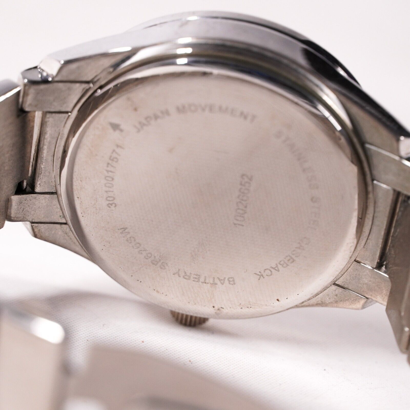 Other 4" Unlisted Stainless Steel SilverWrist Watch Japan Jewelry Size ONE SIZE - 10 Thumbnail