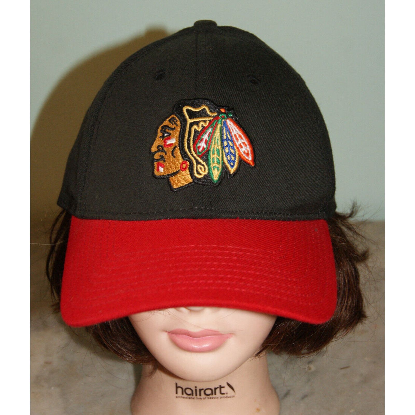 New Era Chicago Blackhawks New Era S/M Fitted Hat Cap Classic Logo Size ONE SIZE - 1 Thumbnail