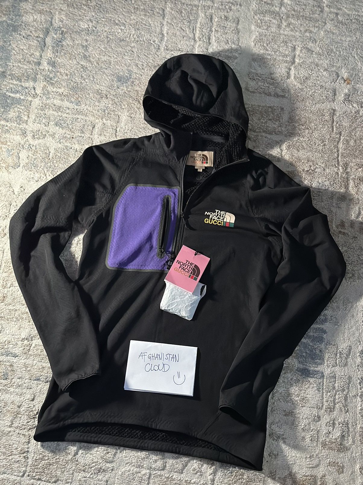 image of Gucci x The North Face Light Jacket in Black, Men's (Size Small)