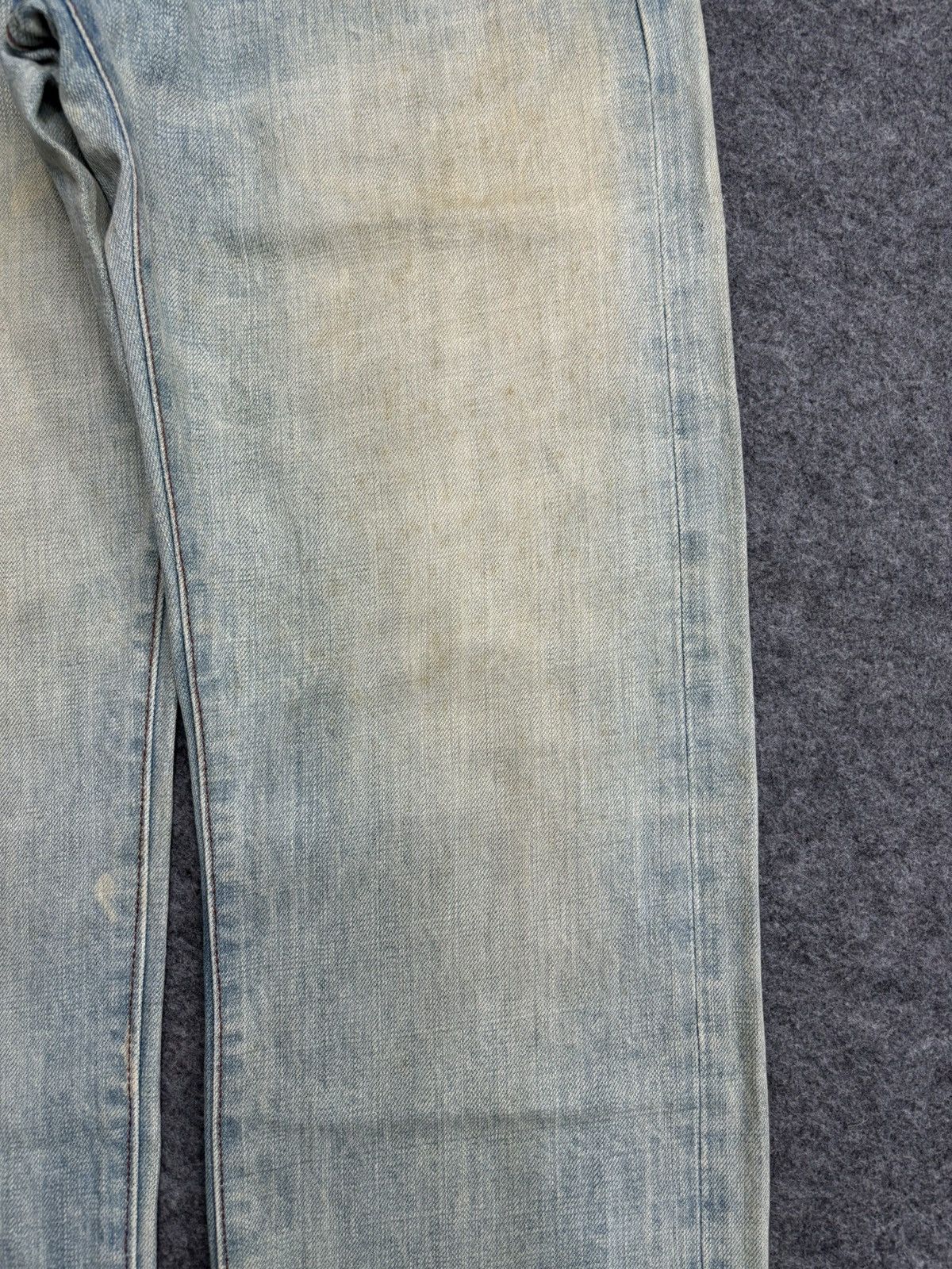 Japanese Brand 💥Denim Art💥ZEN Kyoto Style Japan Faded Floral Denim F569 Size US 30 / EU 46 - 6 Thumbnail