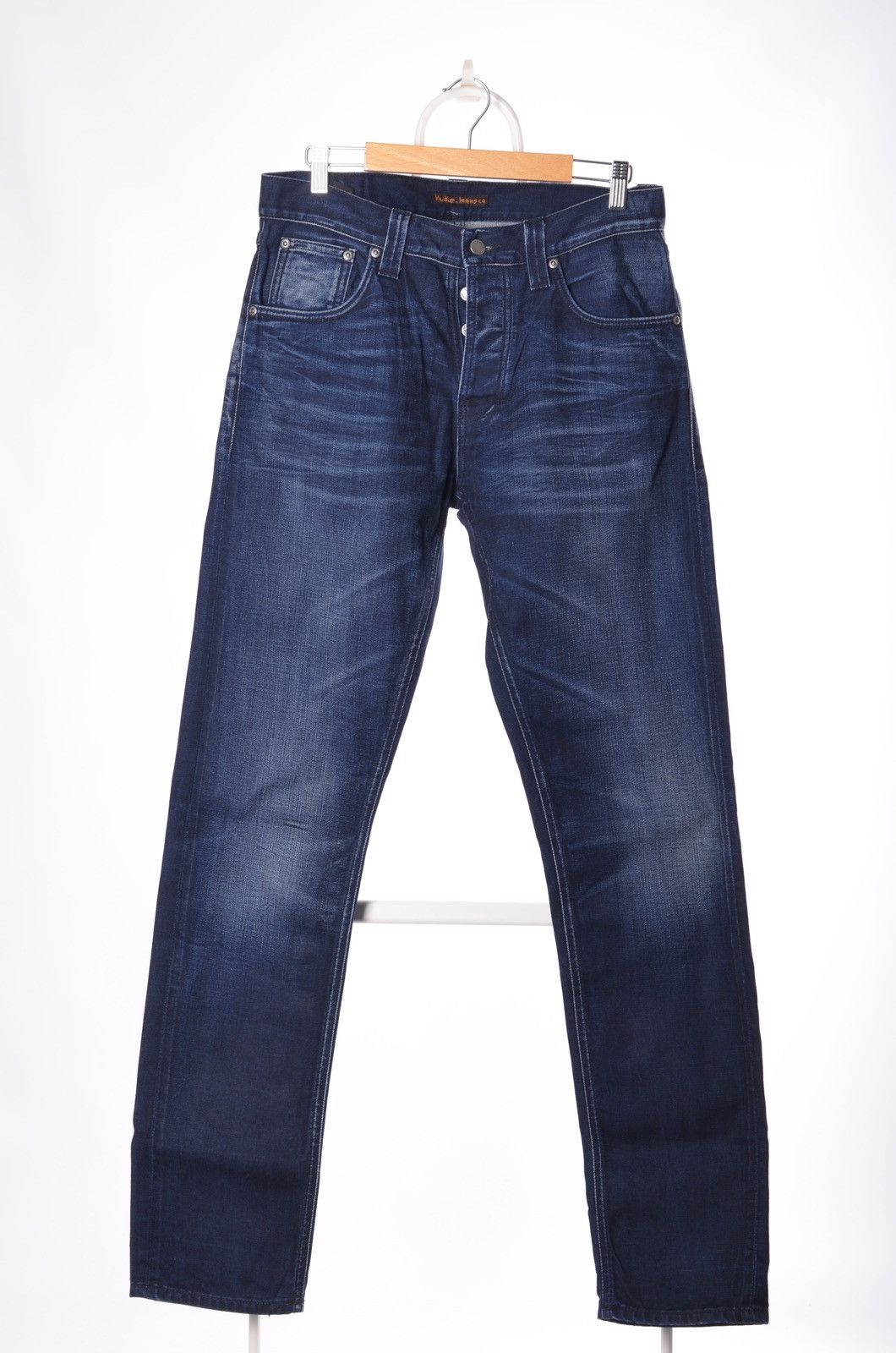 Nudie Jeans Nudie jeans denim Steady Eddie midnight blues worn size 31 Size US 31 - 3 Thumbnail