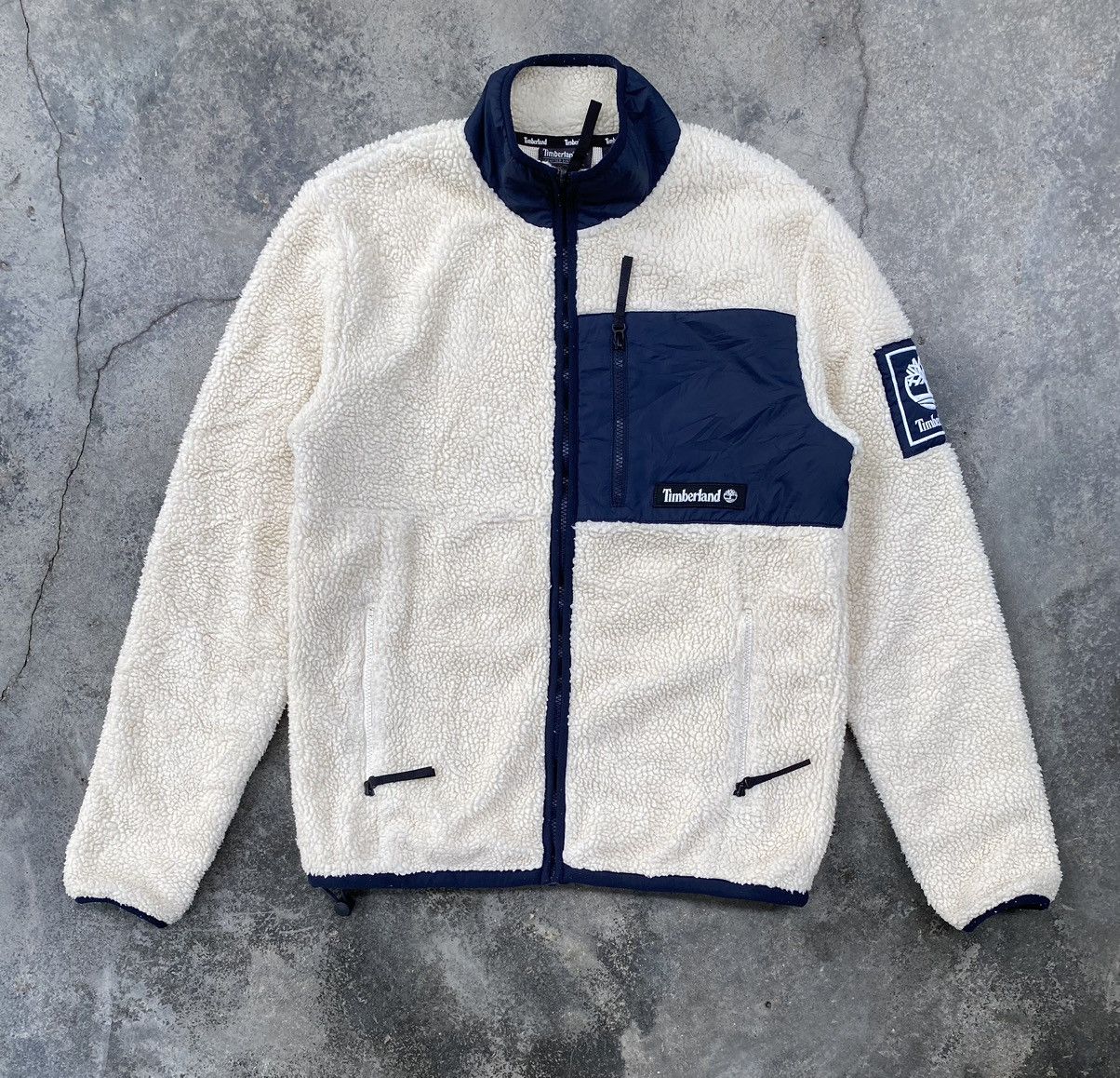 Timberland TIMBERLAND X NINA CHANEL ABNEY INTARSIA CARDIGAN LARGE 