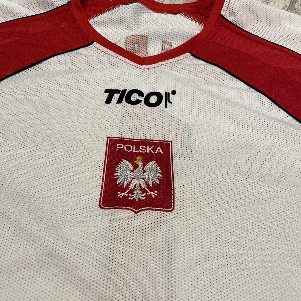 Vintage Vintage jersey Tico 2000 POLAND soccer jersey rare trikot Size US XXL / EU 58 / 5 - 6 Thumbnail