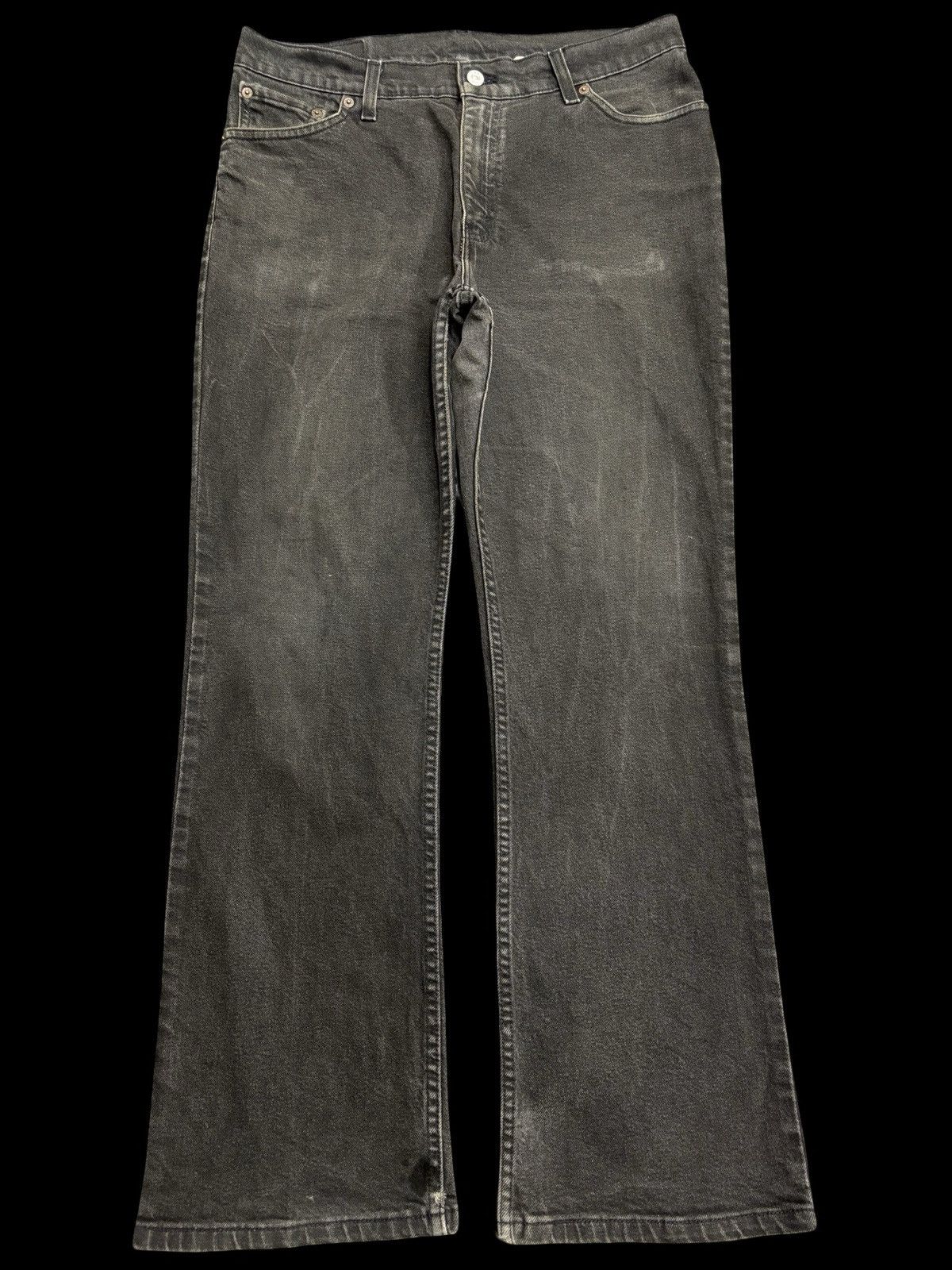 Levi's 💥Vintage Flare💥Levis 517 Flare Superblack Denim F609 Size US 32 / EU 48 - 1 Thumbnail
