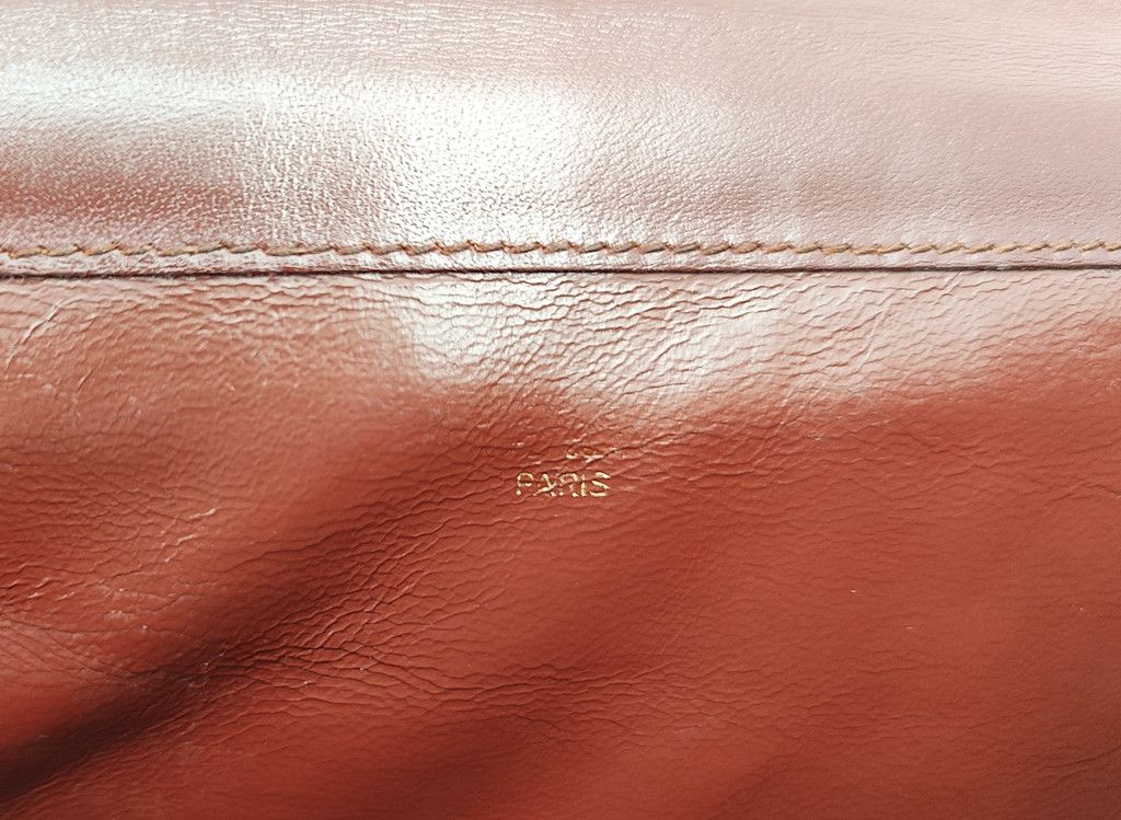 Cartier authentic CARTIER burgundy flap leather clutch bag Size ONE SIZE - 3 Thumbnail