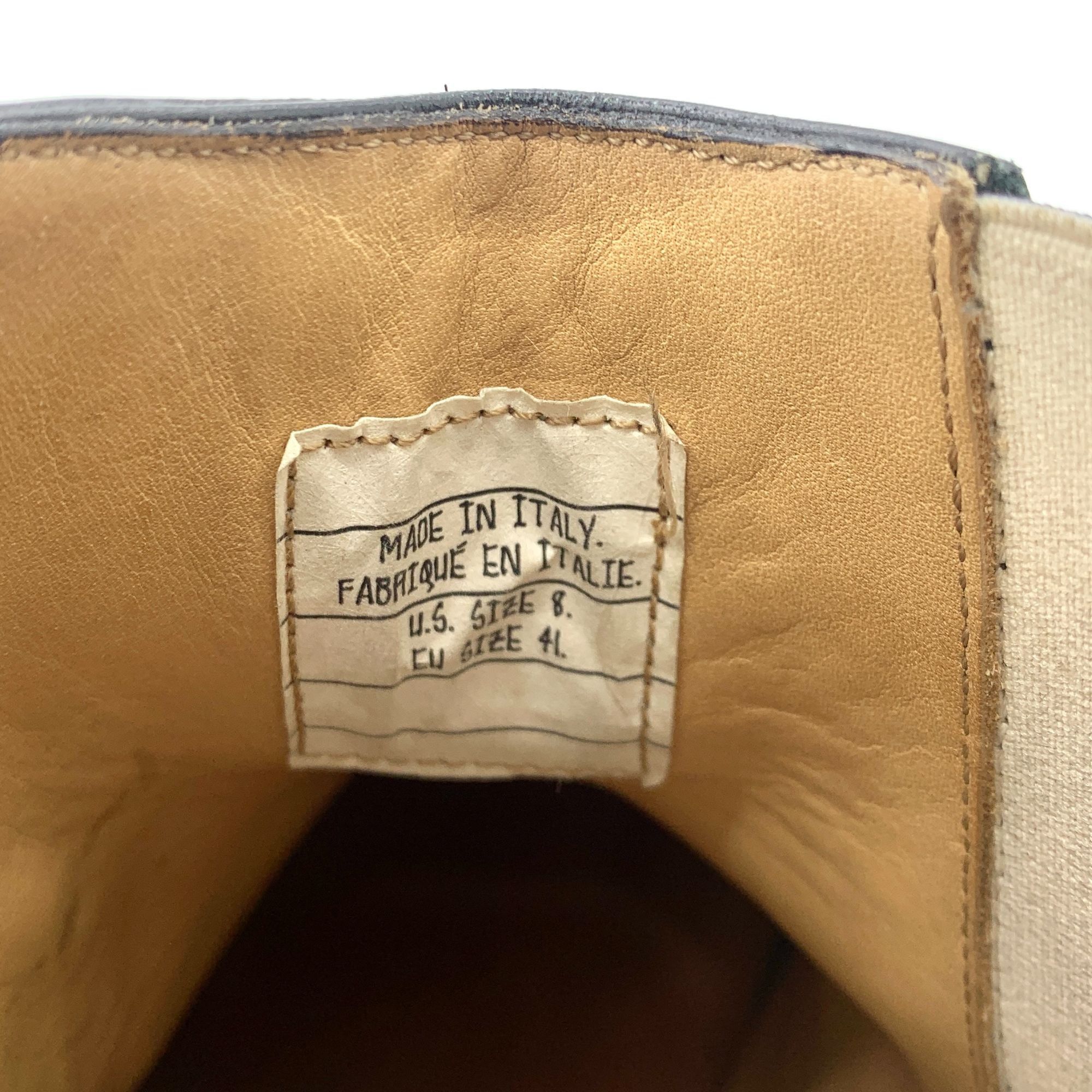 Thom Browne Thom Browne Black Striped Round-Toe Leather Chelsea Boots (S Size US 8.5 / EU 41-42 - 5 Thumbnail