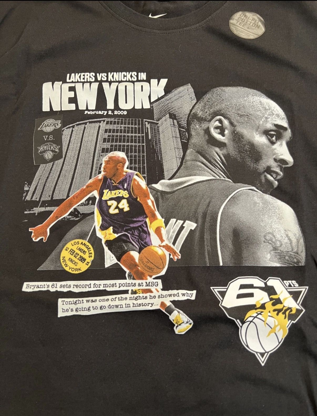 Nike Kobe Bryant Iconic Moments Dri-Fit Shirt Knicks MSG Large Size US L / EU 52-54 / 3 - 2 Thumbnail