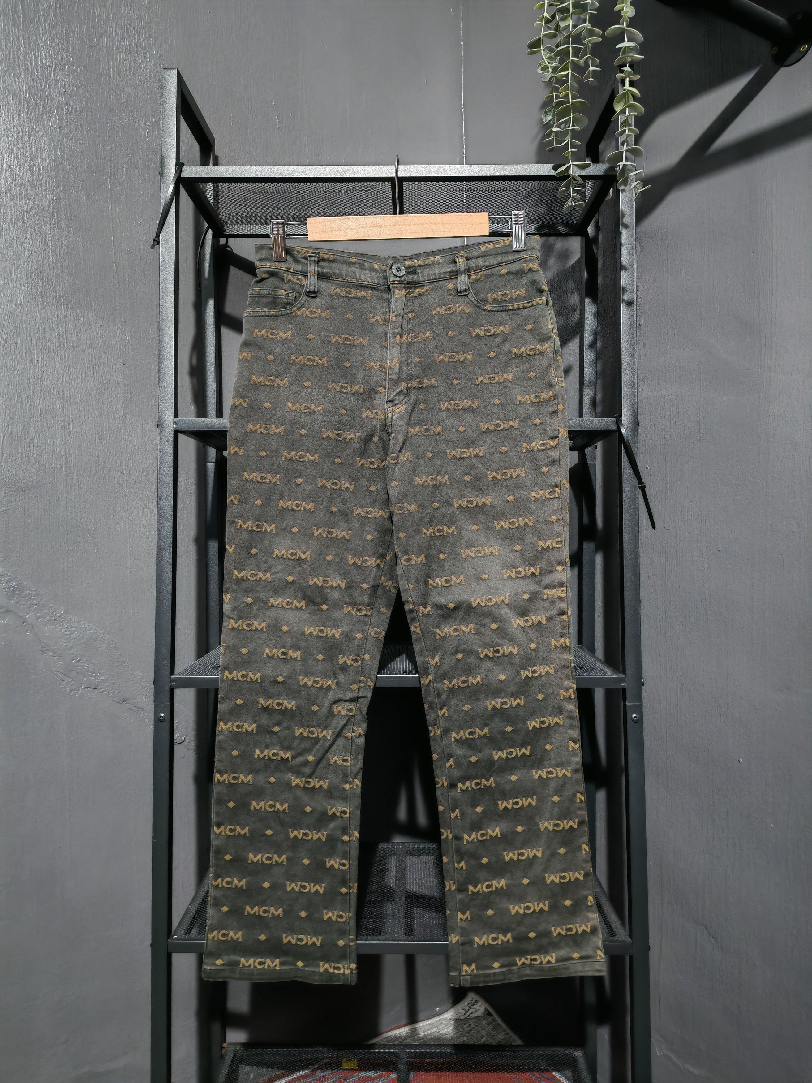MCM Vintage MCM Legere Monogram Pants Size 29" - 1 Thumbnail