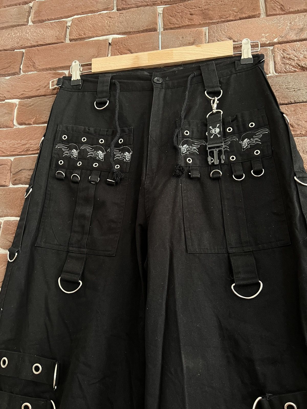 Japanese Brand RARE Mercy Y2K Parachute Bondage Pants Cyber Punk Rave Techn Size US 34 / EU 50 - 5 Thumbnail