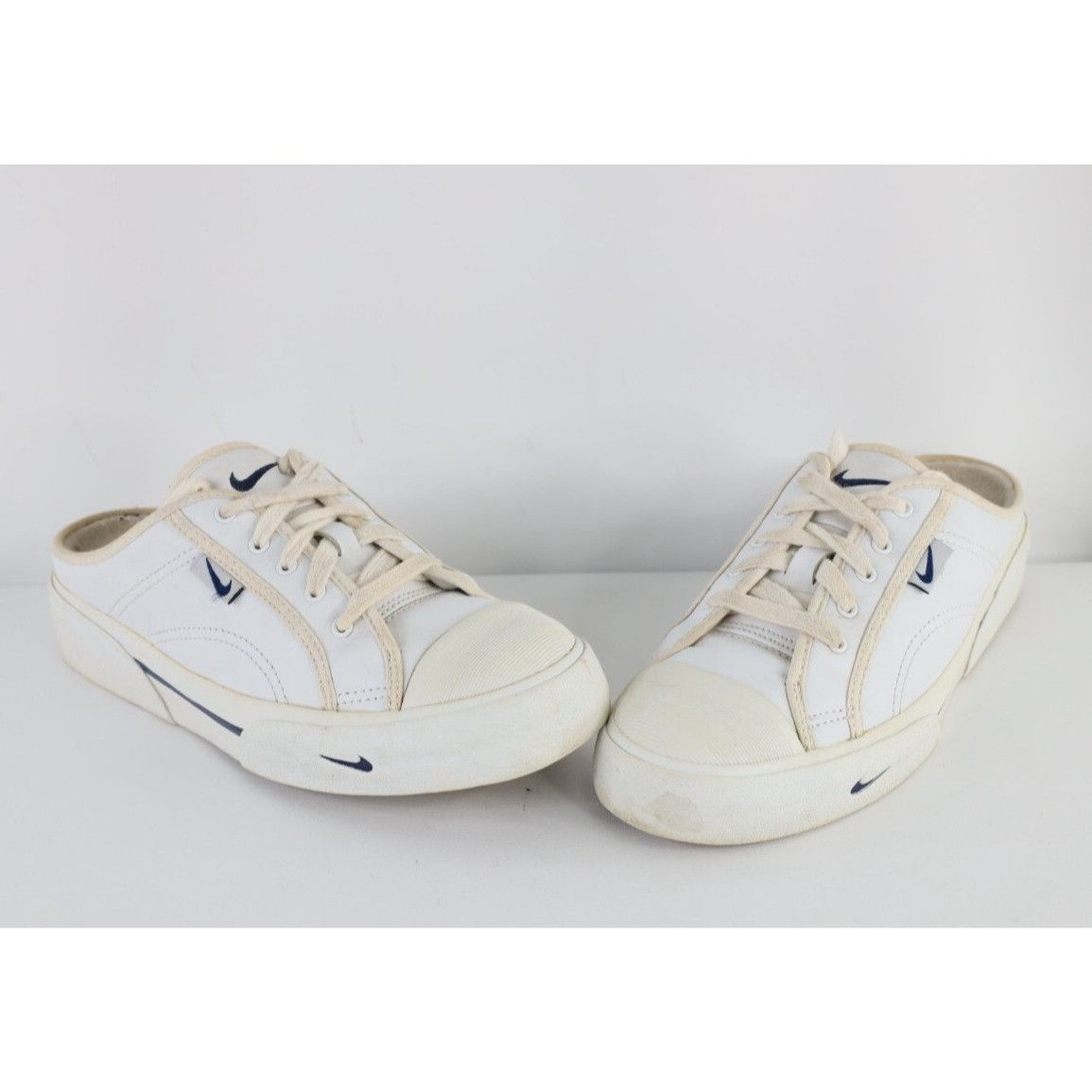 Nike Vintage Y2K 2002 Nike Distressed Leather Platforms Shoes Size US 8 / IT 38 - 1 Thumbnail