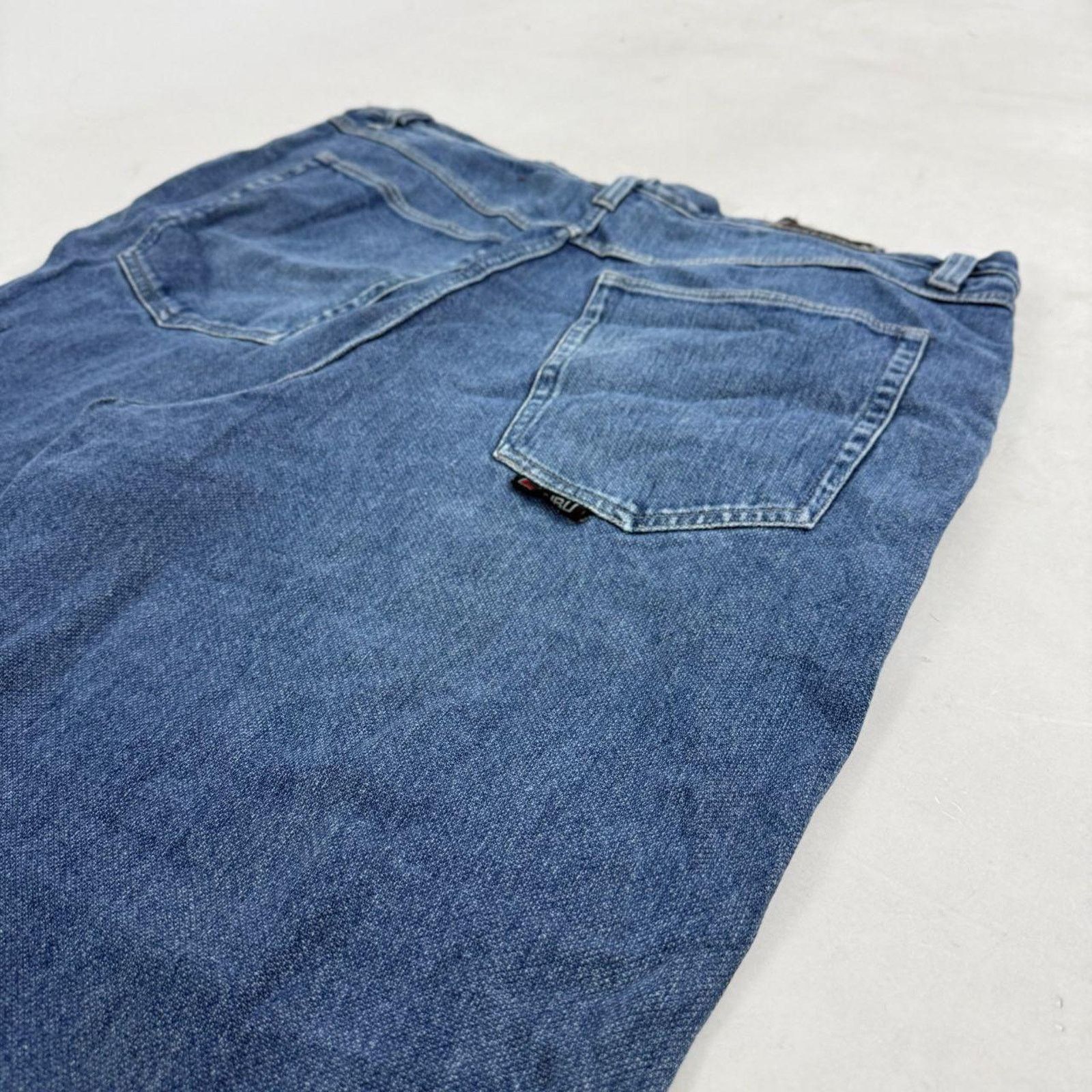 Fubu × JNCO × Vintage Vintage fubu y2k grunge baggy wide leg faded archive jeans Size US 42 / EU 58 - 2 Thumbnail