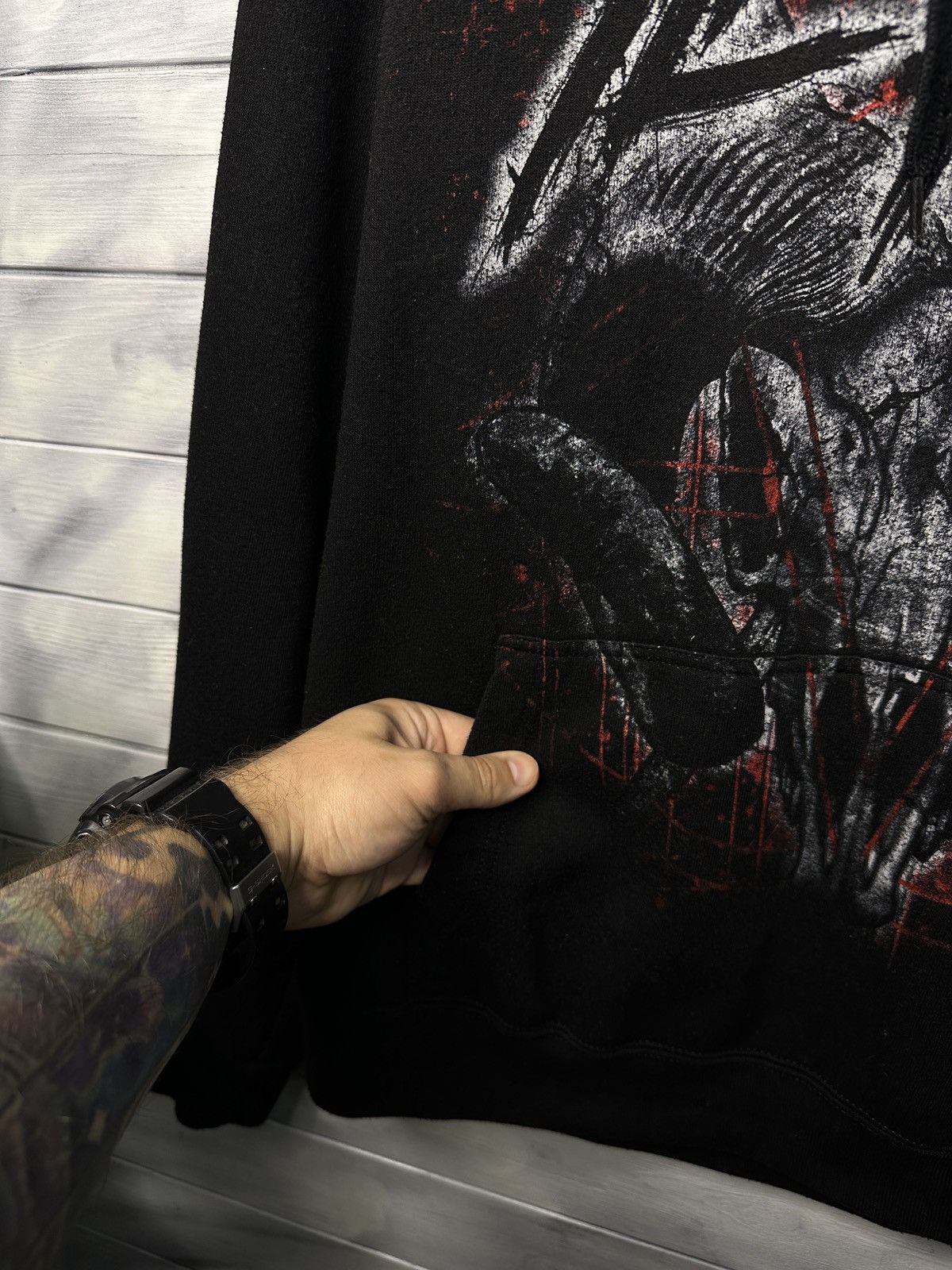 Band Tees Rare Vintage Hoodie Slayer two big logo Anarchy Size US L / EU 52-54 / 3 - 4 Thumbnail