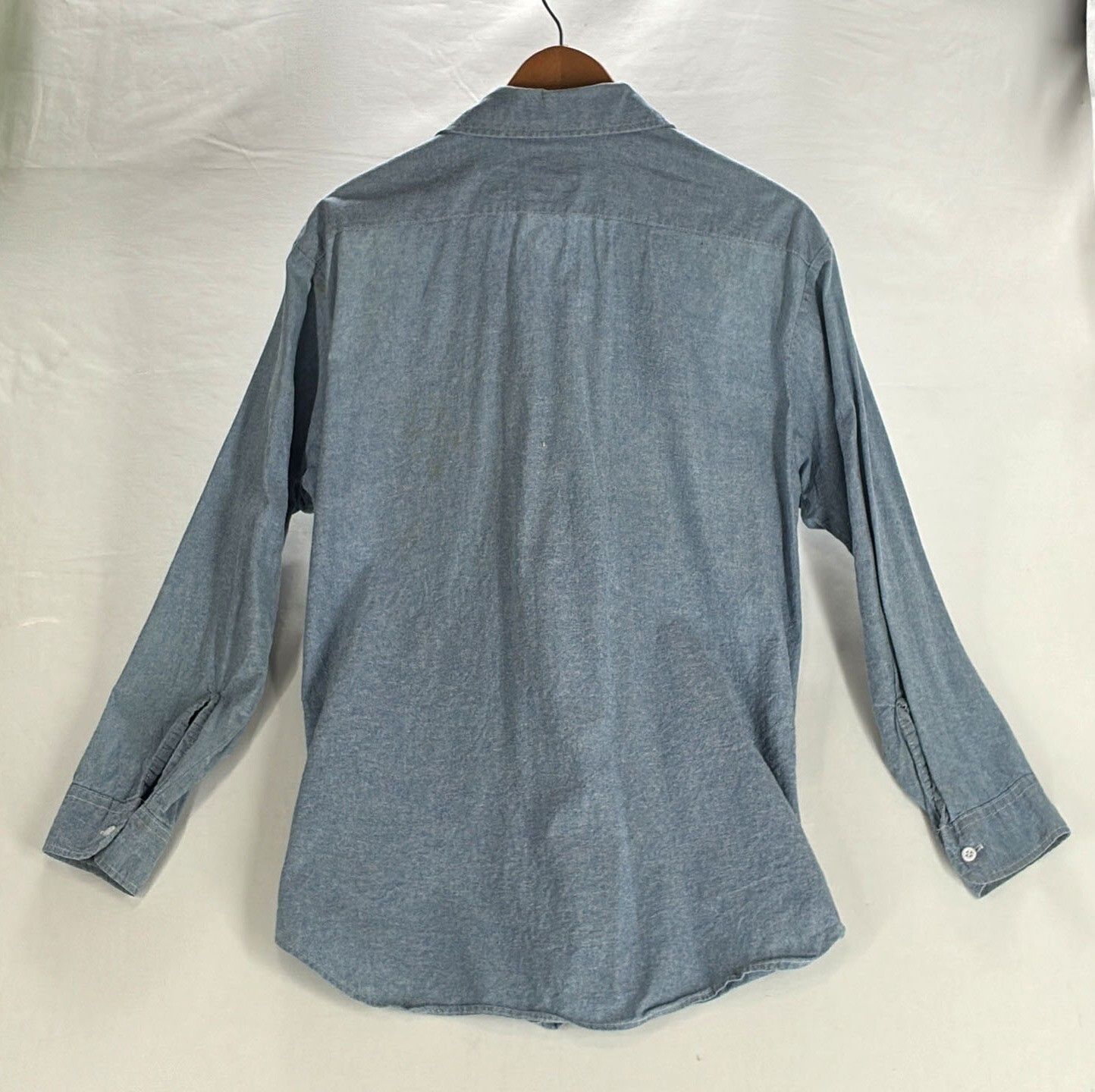 60s Key Blue Chambray Work Shirt Men’s Size M Engineer Barn, Men's — image 2 of 6