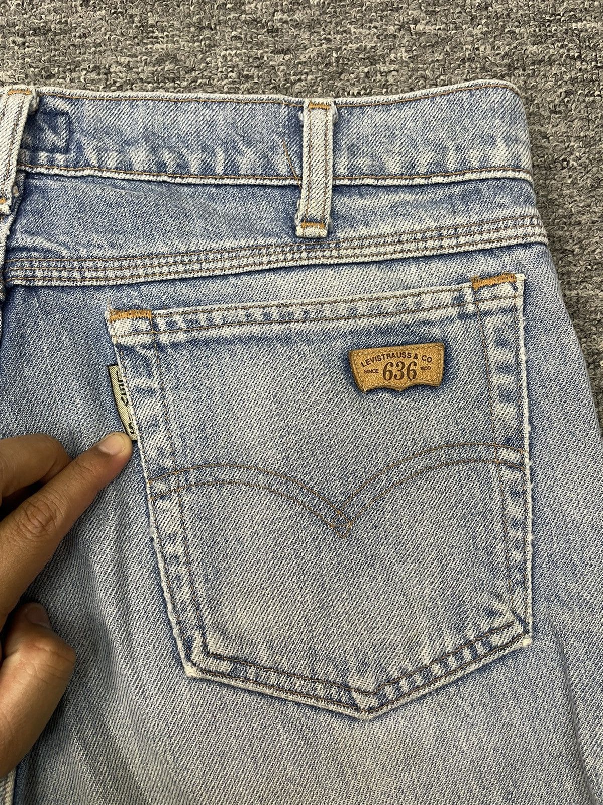 Levi's Vintage 90s Levis 636 Silver Tab Light Wash Jeans Size US 33 - 3 Thumbnail