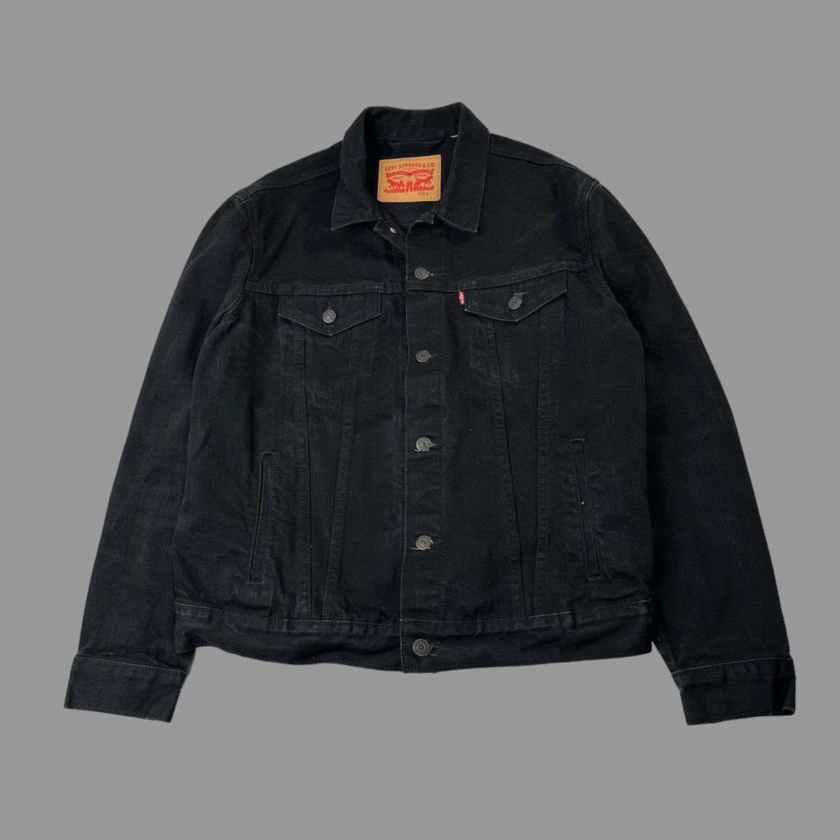 Vintage Vintage black Levi's denim trucker jacket | Grailed