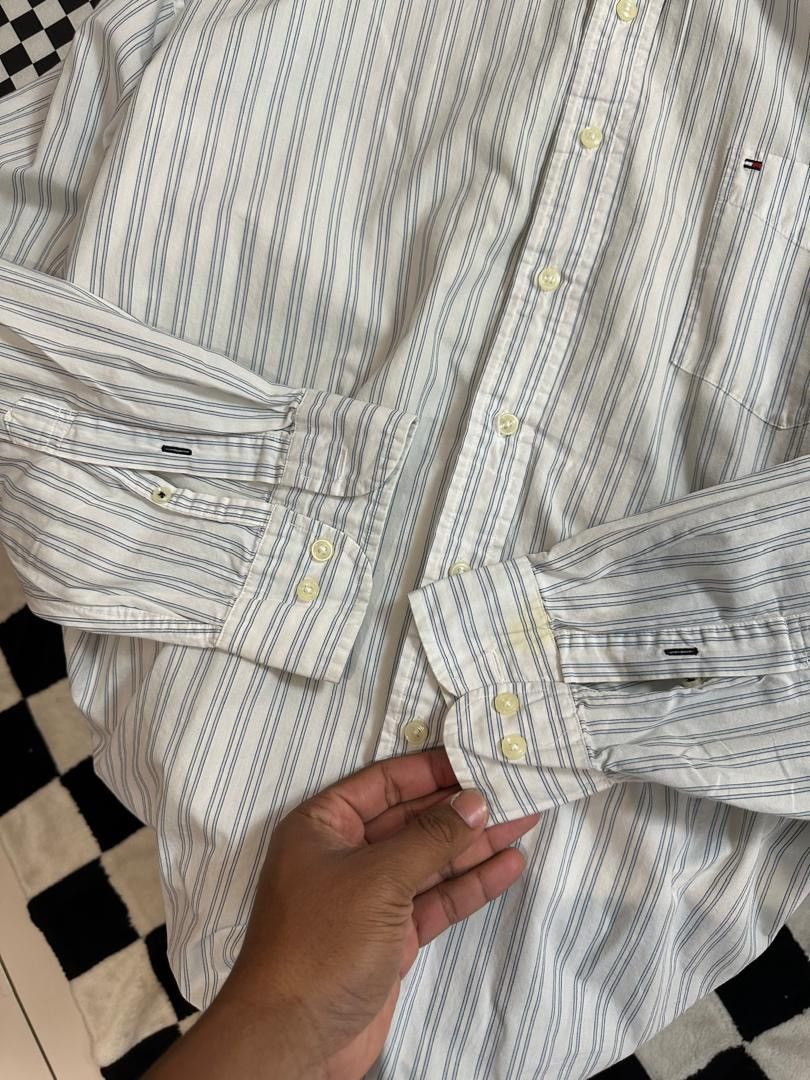 Designer × Tommy Hilfiger TOMMY HILFIGER BUTTON UP SHIRT Size US XXL / EU 58 / 5 - 5 Thumbnail