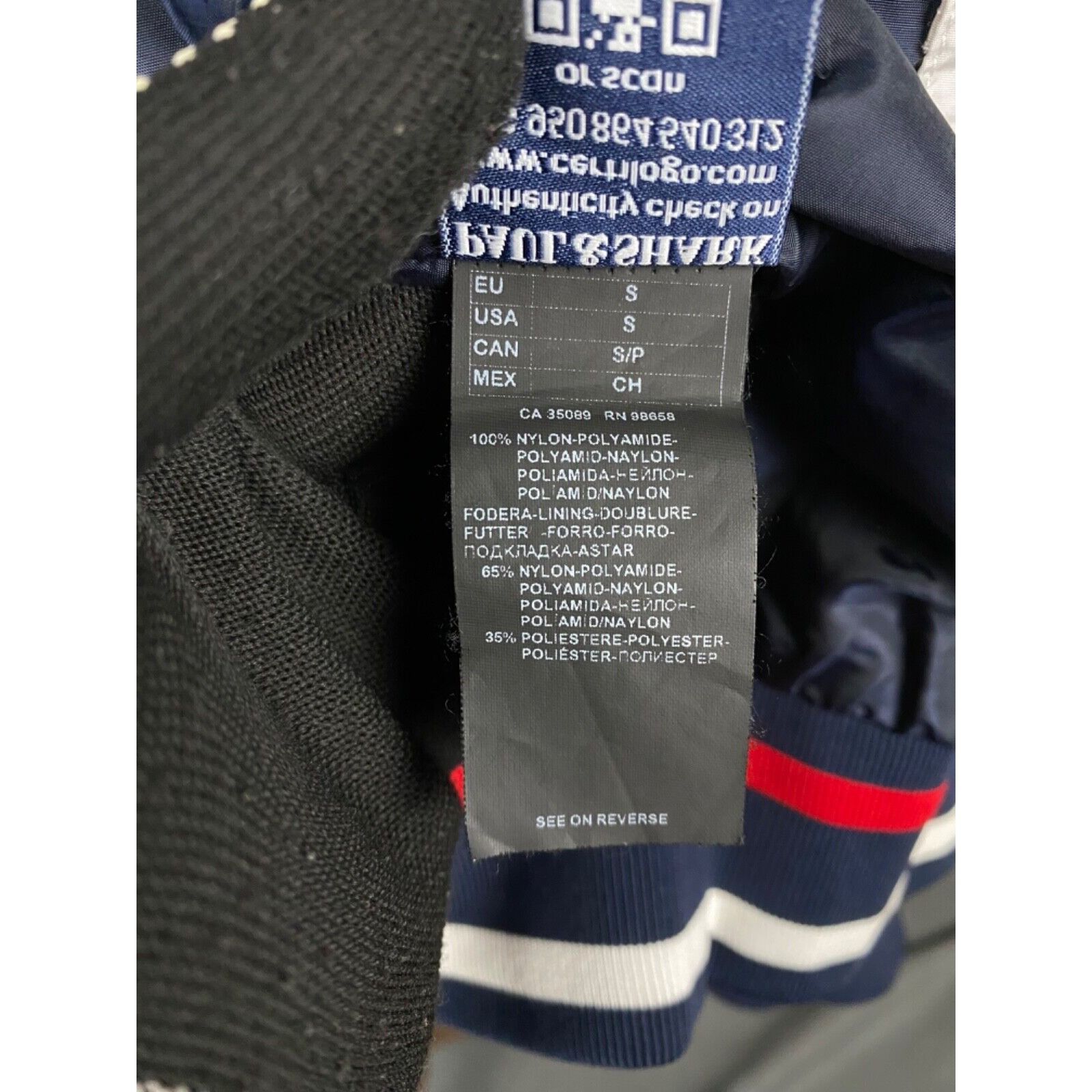 Paul & Shark Paul&Shark RECENT Men's Blue Nylon Windbreaker Jacket Size S Size US S / EU 44-46 / 1 - 14 Thumbnail
