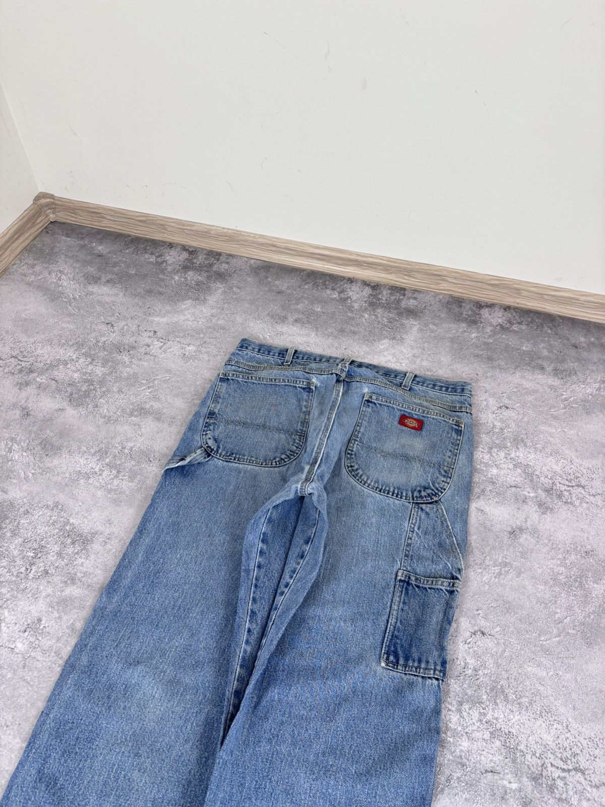 Dickies Vintage Dickies Faded Blue Carpenter Denim Jeans 1993SNB Size US 36 / EU 52 - 5 Thumbnail