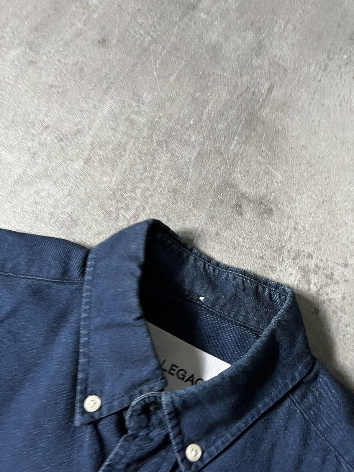Our Legacy Our Legacy rinse wash button up shirt jeans navy Size US S / EU 44-46 / 1 - 7 Thumbnail