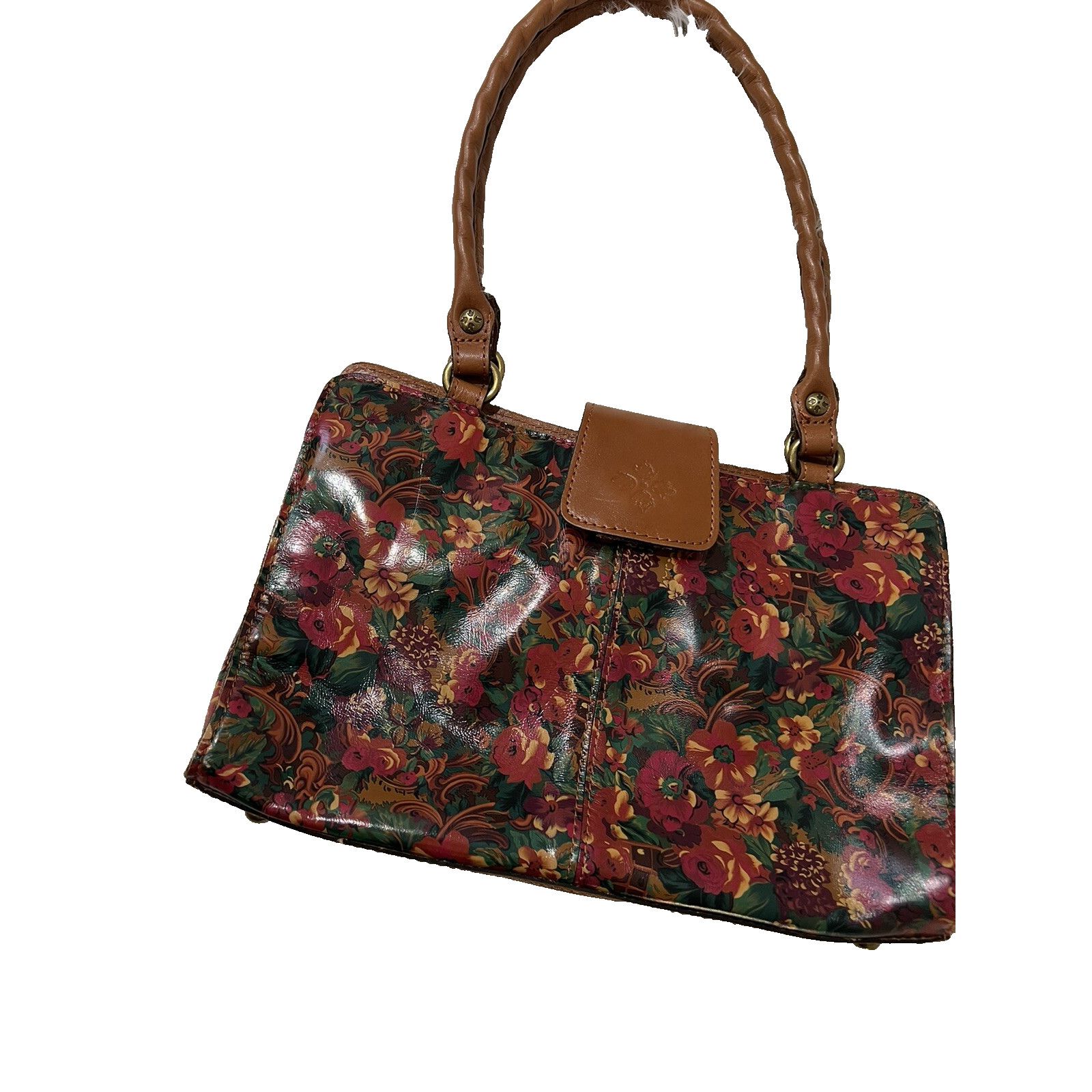 PATRICIA NASH SATCHEL Bag RUSTIC NATURE PRINT B000575