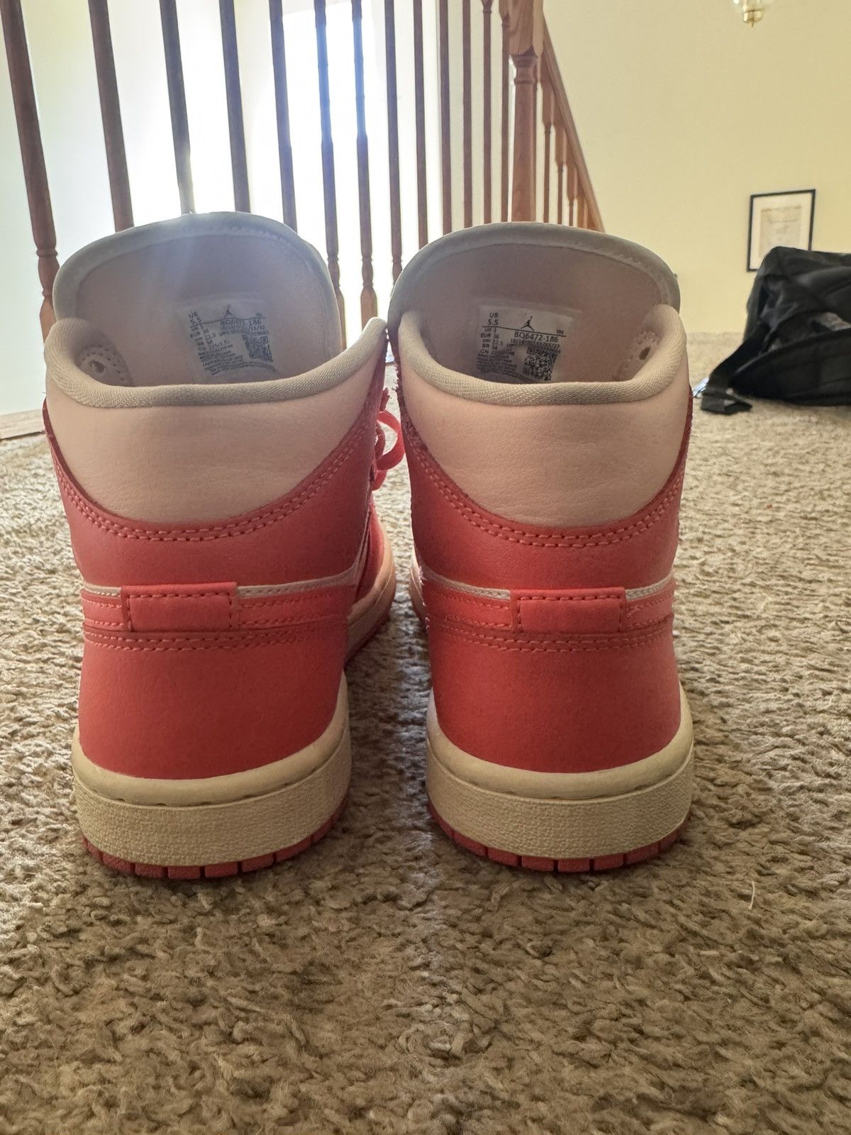 Jordan Brand strawberries & cream jordans Size US 5.5 / IT 35.5 - 4 Thumbnail