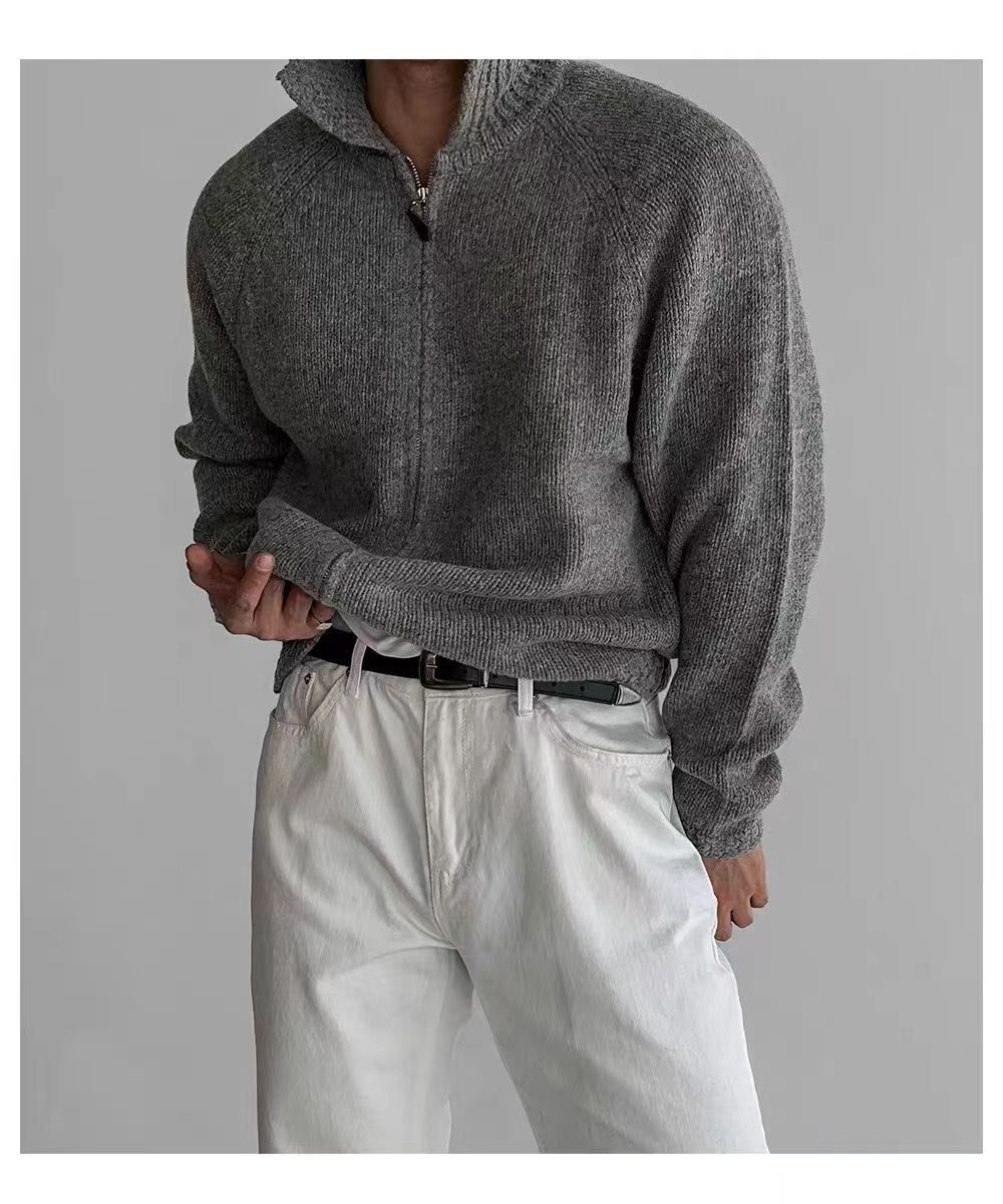 Japanese Brand Vintage Gray Casual Knit Sweater Lapel Jacket Coat Size US M / EU 48-50 / 2 - 7 Thumbnail