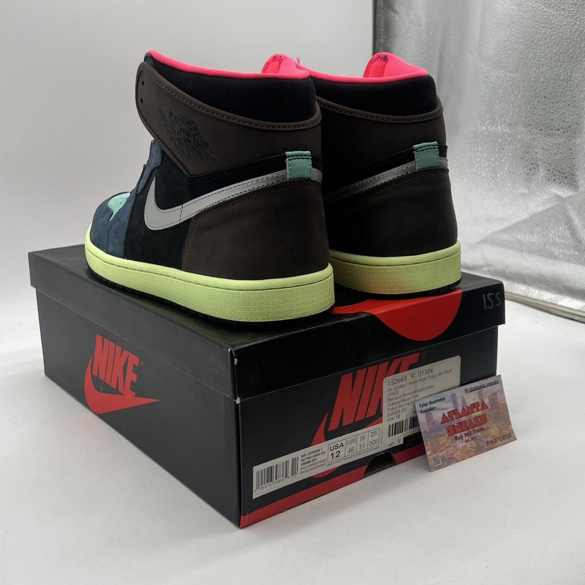 Nike Air Jordan 1 high Tokyo bio hack Size US 12 / EU 45 - 4 Thumbnail