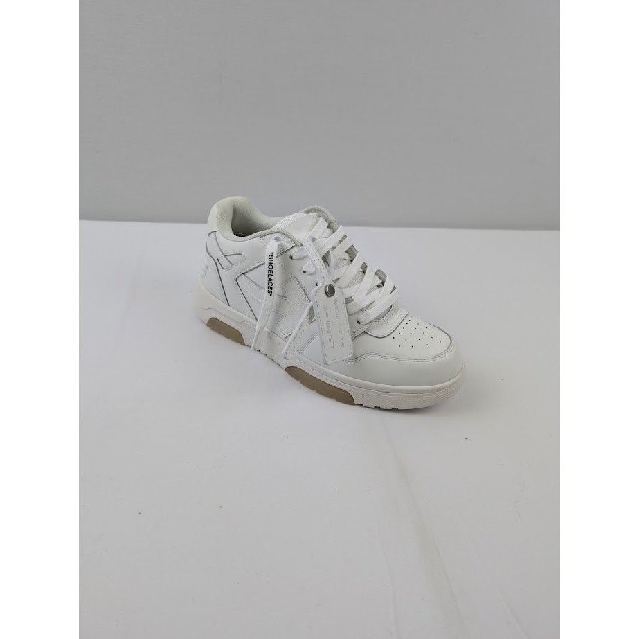 Off-White o1rshd1 Low-Top Sneakers Out Of Office Leather in White Size US 7 / EU 40 - 1 Thumbnail