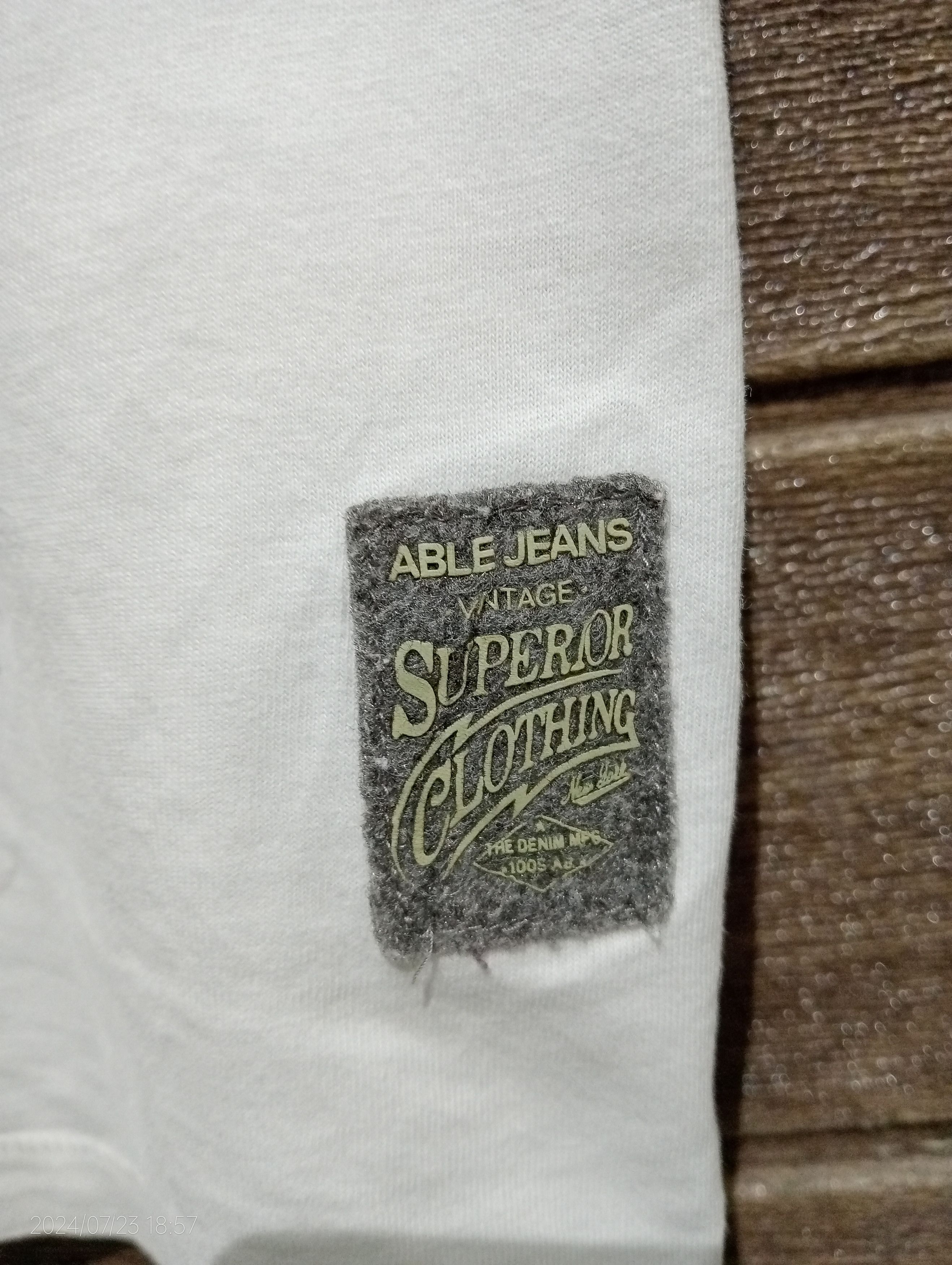 Vintage The Vintage Single Stitch Able Jeans Skull Tee Size US XL / EU 56 / 4 - 6 Thumbnail