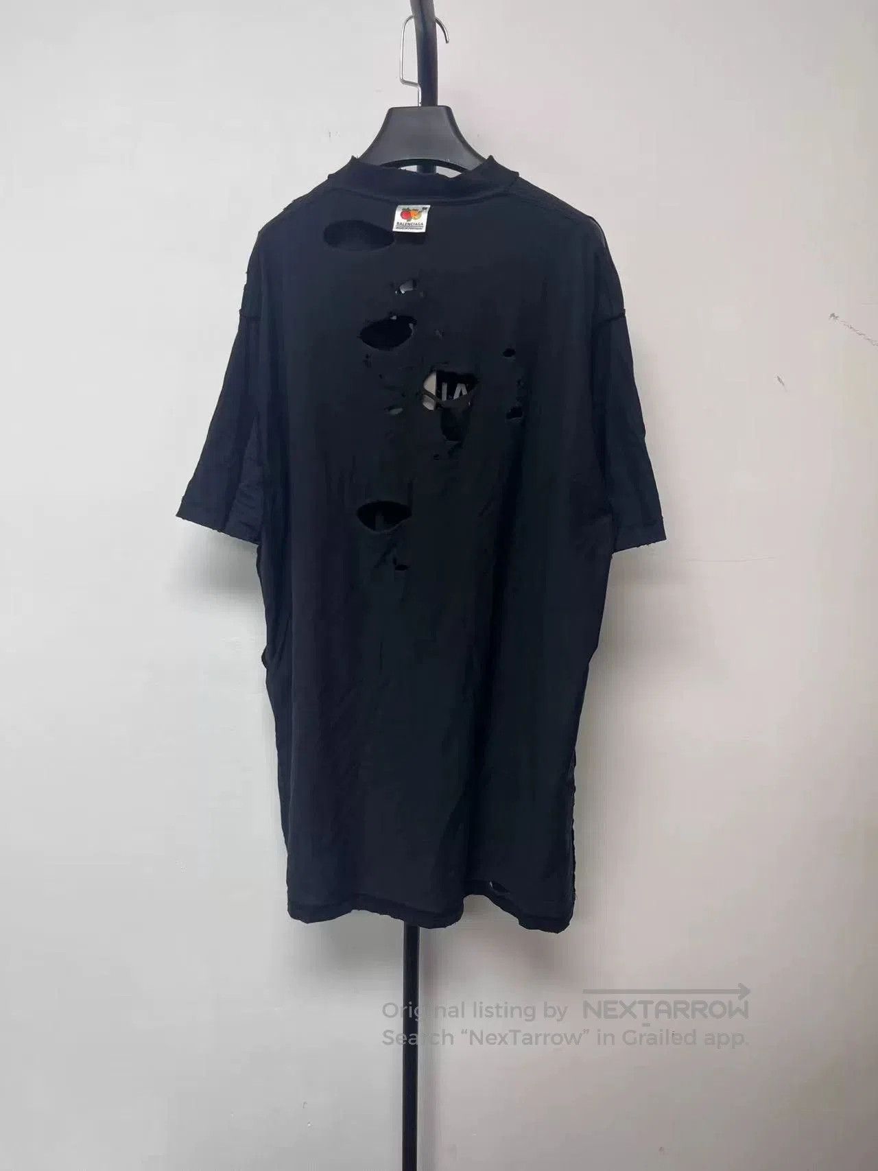 Balenciaga Balenciaga Logo Print Crewneck Short Sleeve T-Shirt. Size US M / EU 48-50 / 2 - 2 Thumbnail